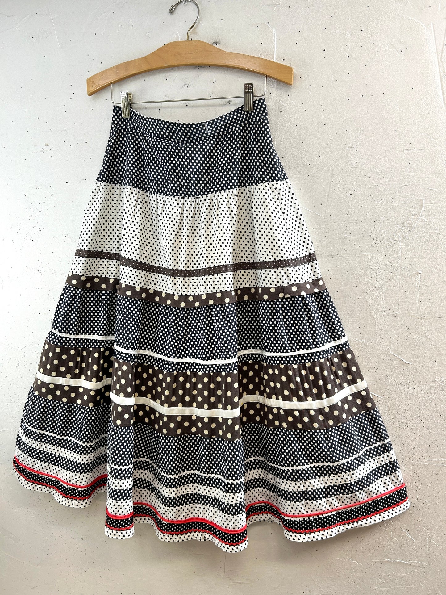 Vintage Tired Skirt  [F32872]