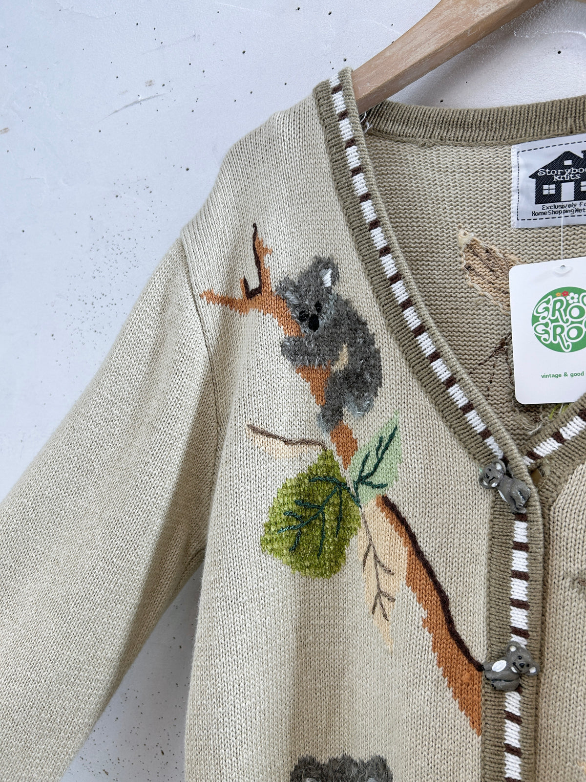 Vintage Cotton Knit Cardigan 〜Story Book Knits〜 [J34328]