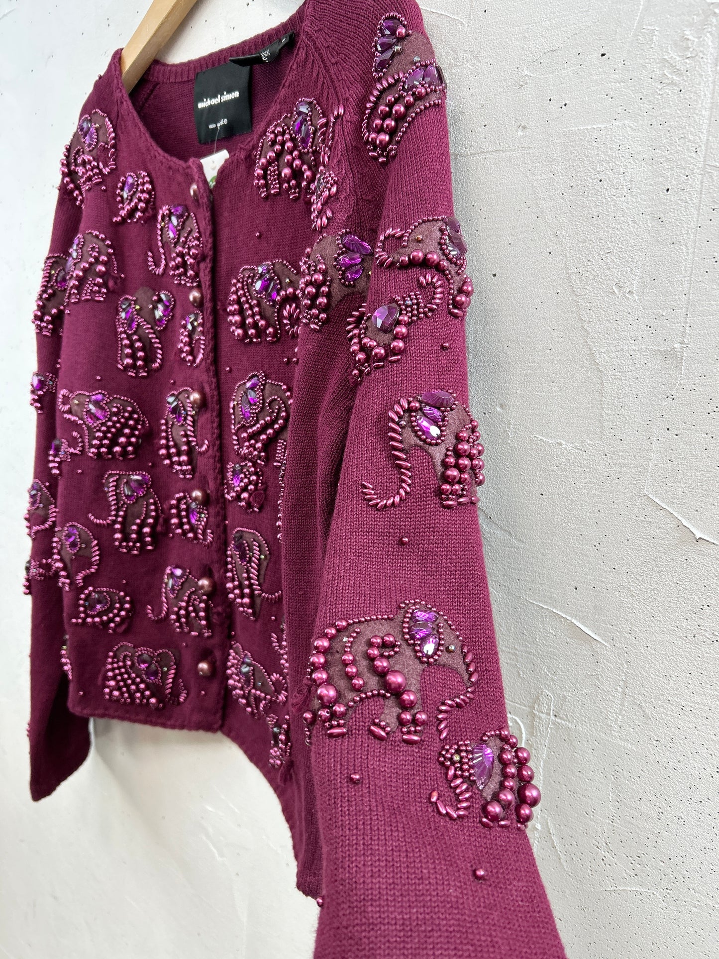 Vintage Knit Jacket 〜Michael Simon〜 [A31433]