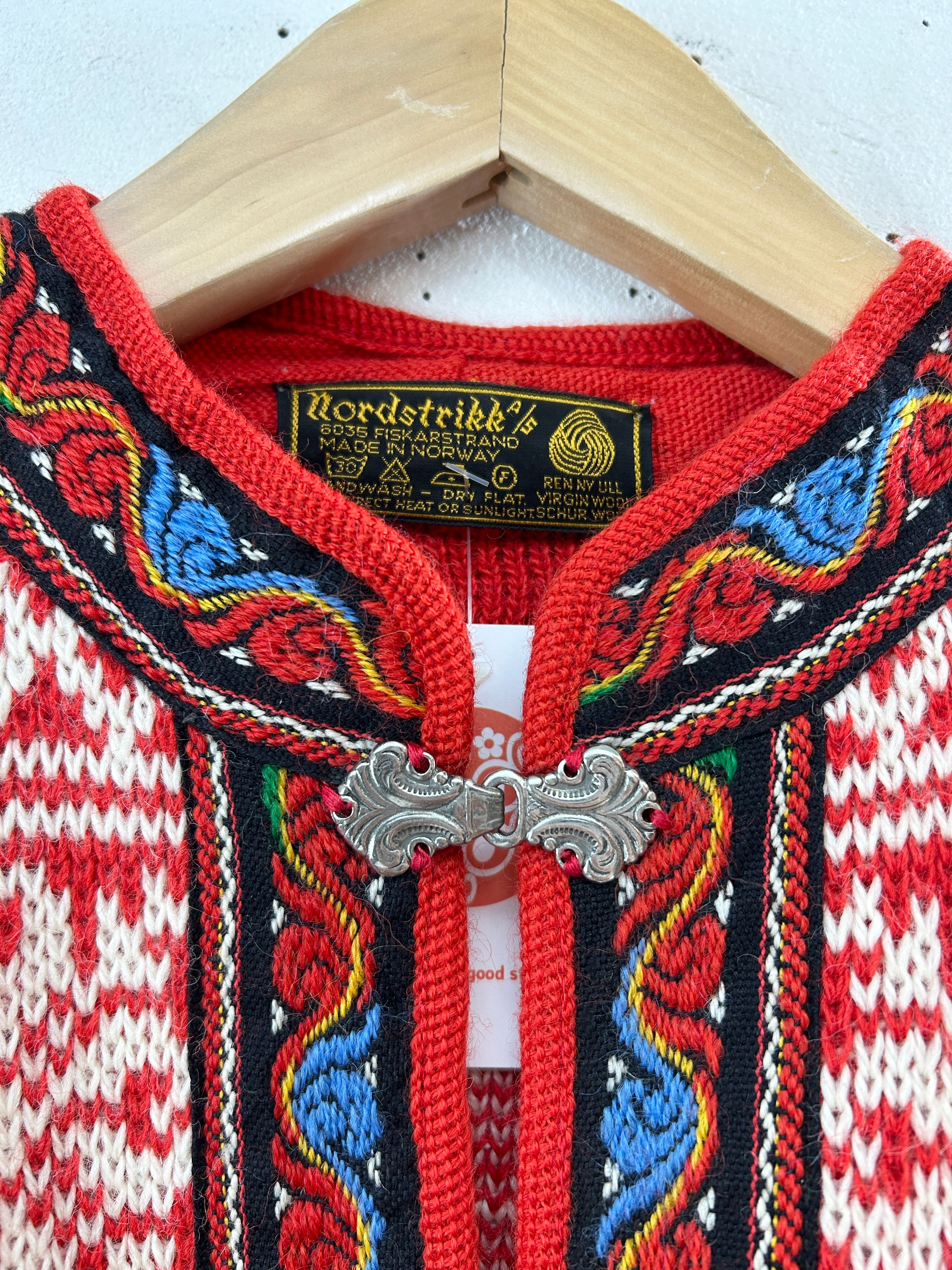 ノルディック vintage knit カーディガン Vintage Nordic Knit Cardigan MADE IN NORWAY [J30491] – GROGGROG