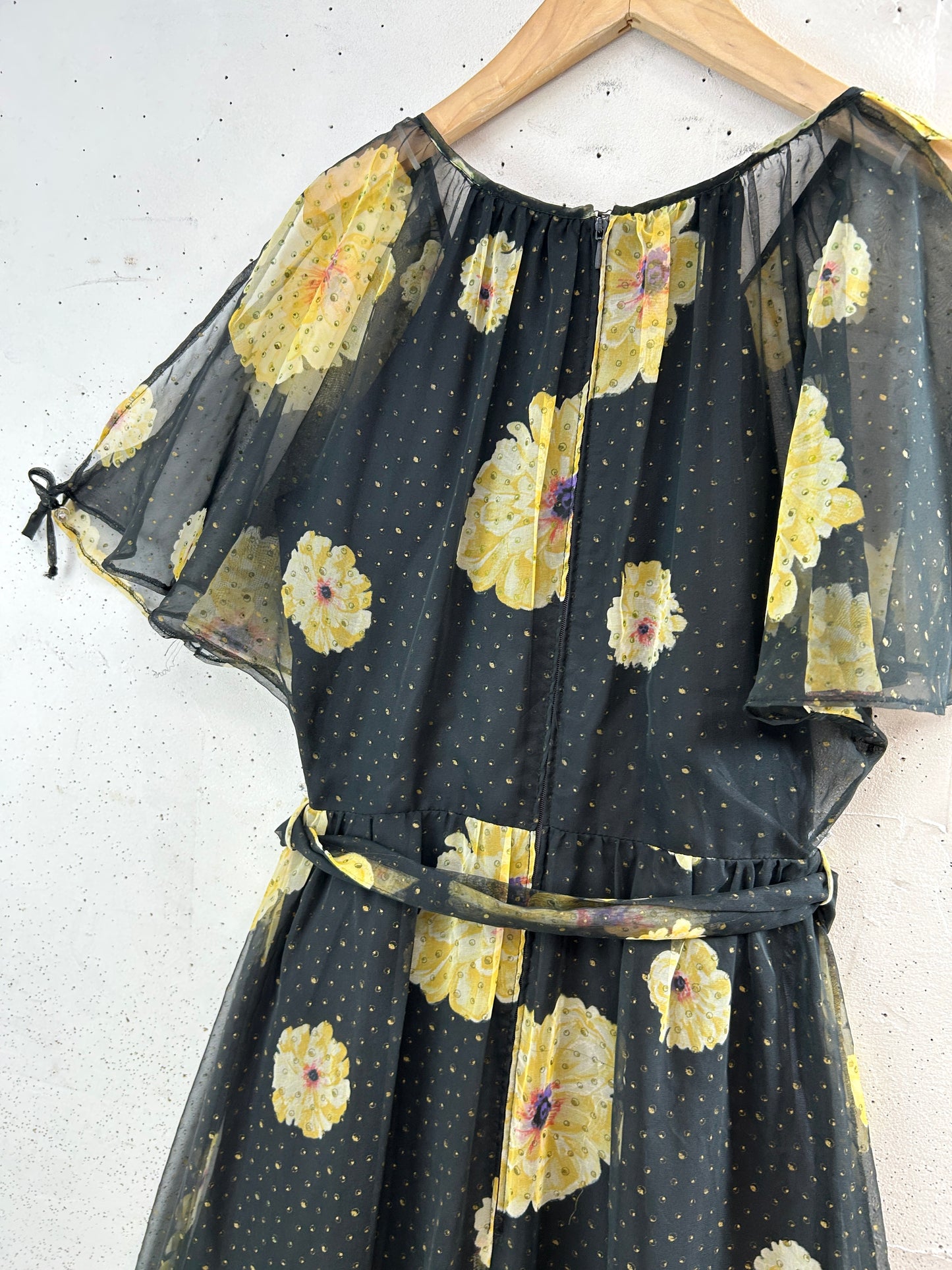 ’70s Vintage Flower Dress [H33675]