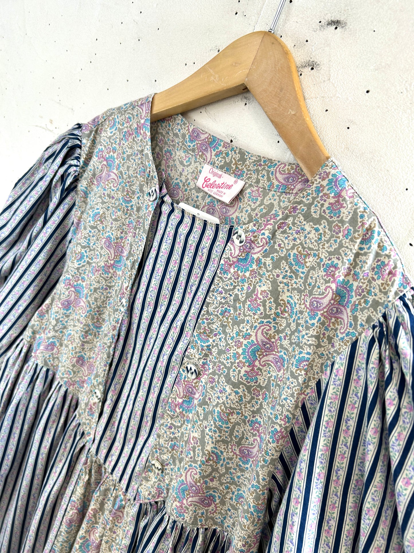 Vintage  Dress MADE IN WEST GERMANY [H33538]