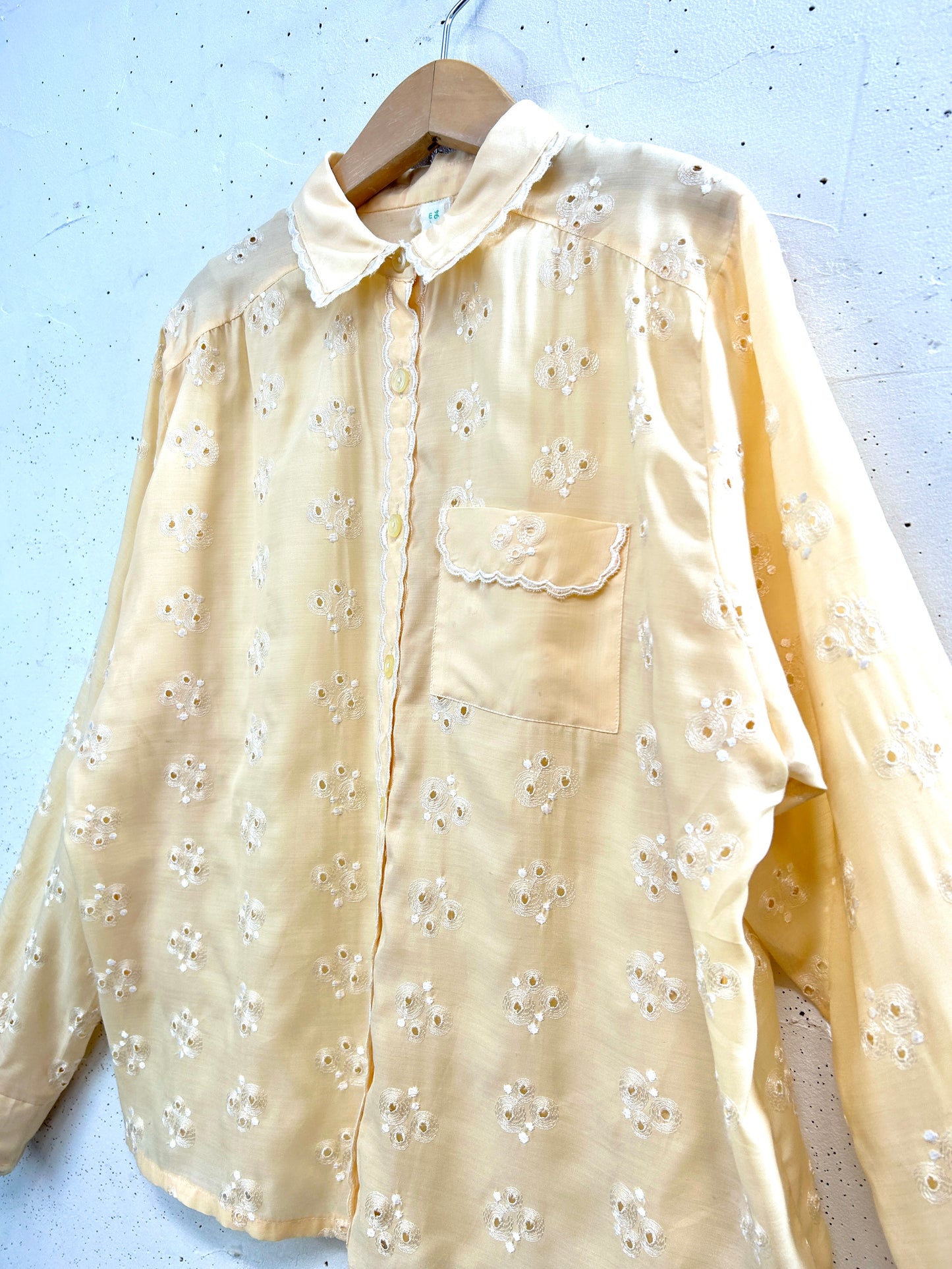 Vintage Cutwork Blouse [E32486]