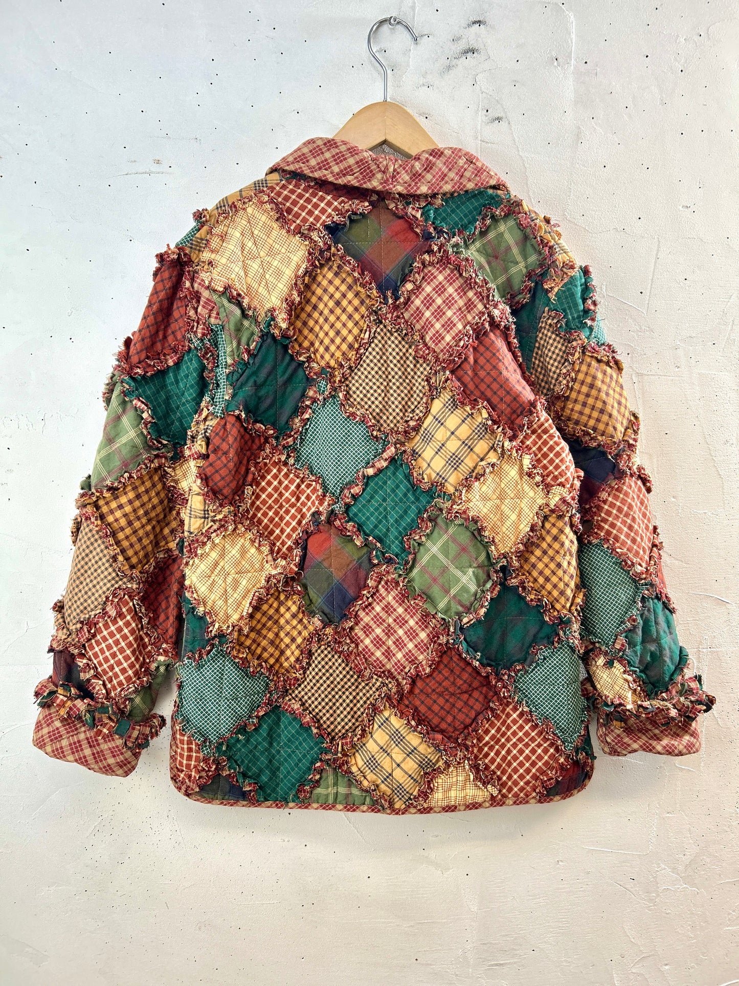 Vintage Patchwork Quilt Jacket  [J30533]