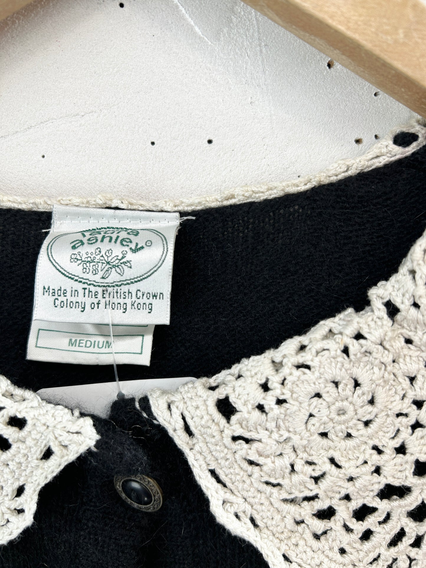 Vintage Knit Cardigan 〜Laura Ashley〜 [B31521]