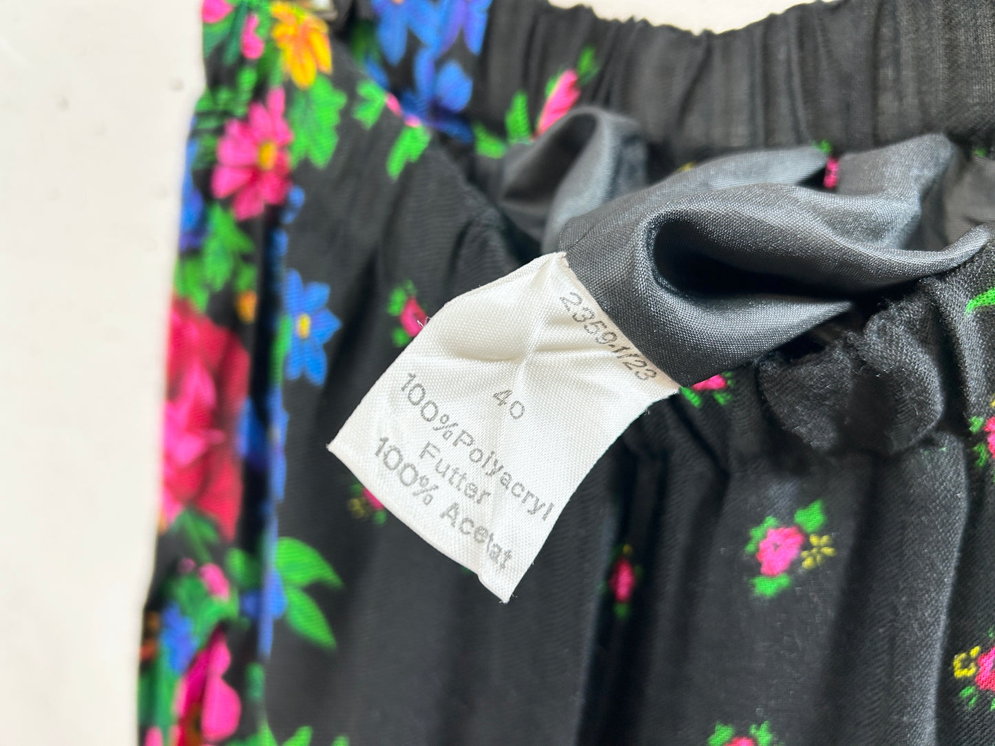 Vintage  Flower Skirt [H30909]