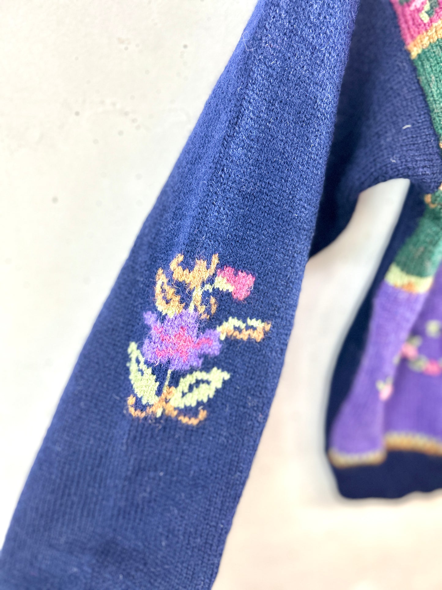 Vintage Knit Cardigan 〜Woolrich〜 [J30617]