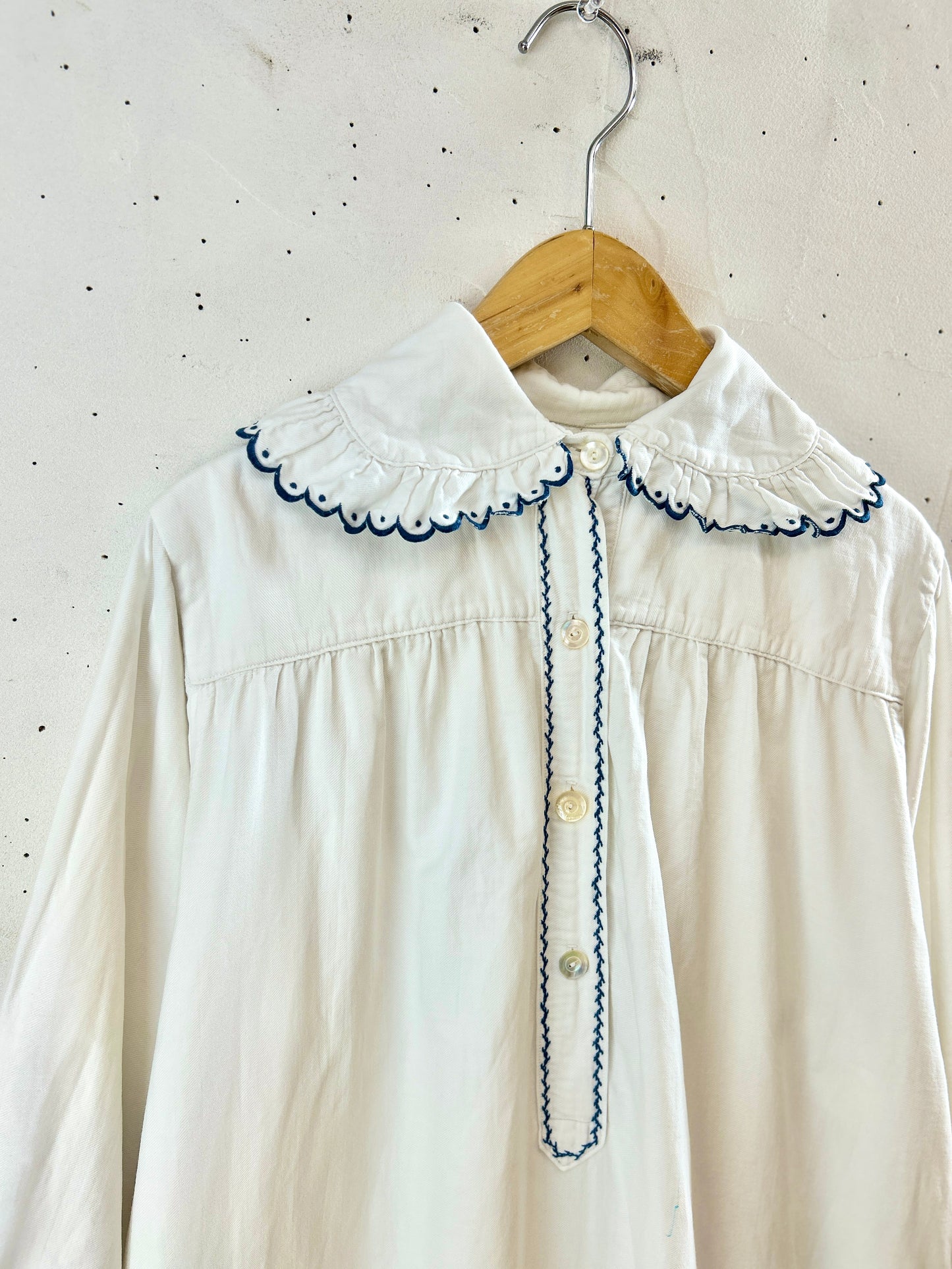 '50sVintage White Dress [H30930]