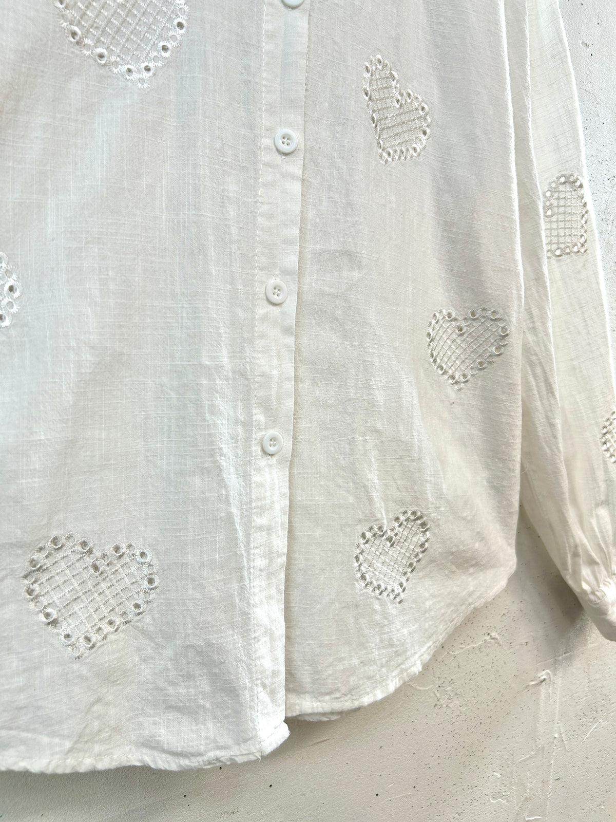 Vintage White Blouse  [H33535]
