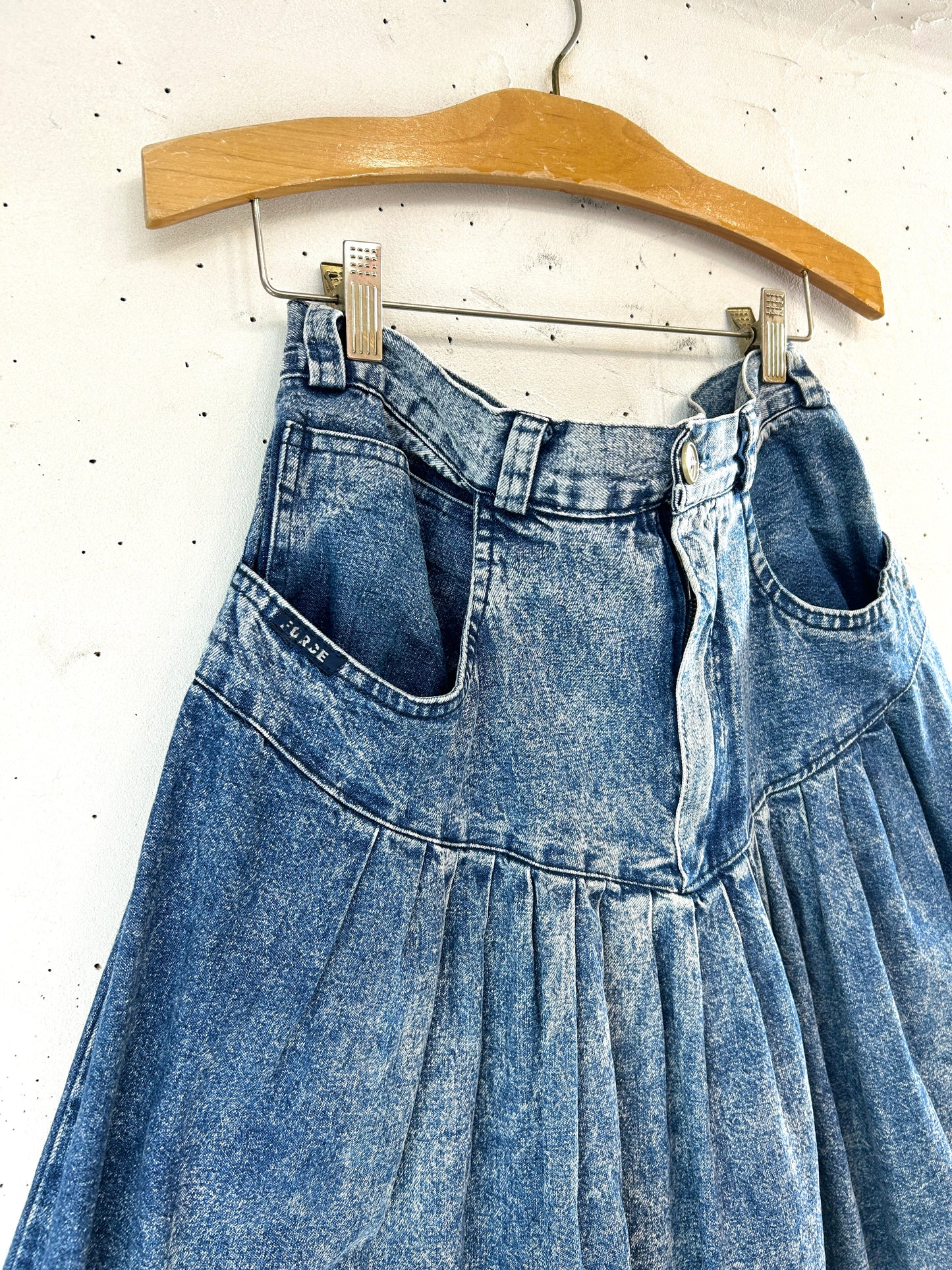 Vintage Denim Skirt  [E32433]