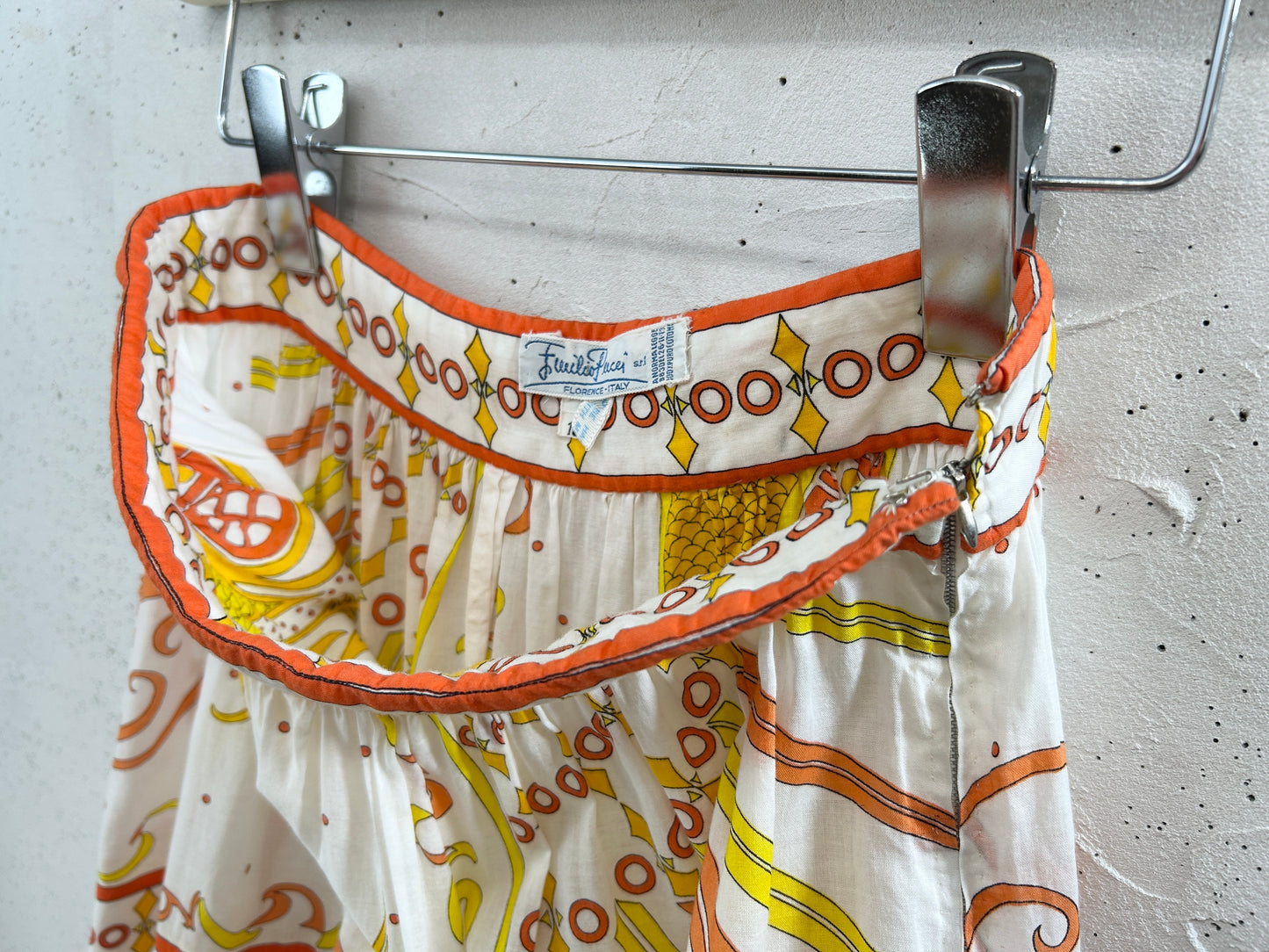 '70s Vintage Skirt 〜Emilio pucci〜 [G33007]