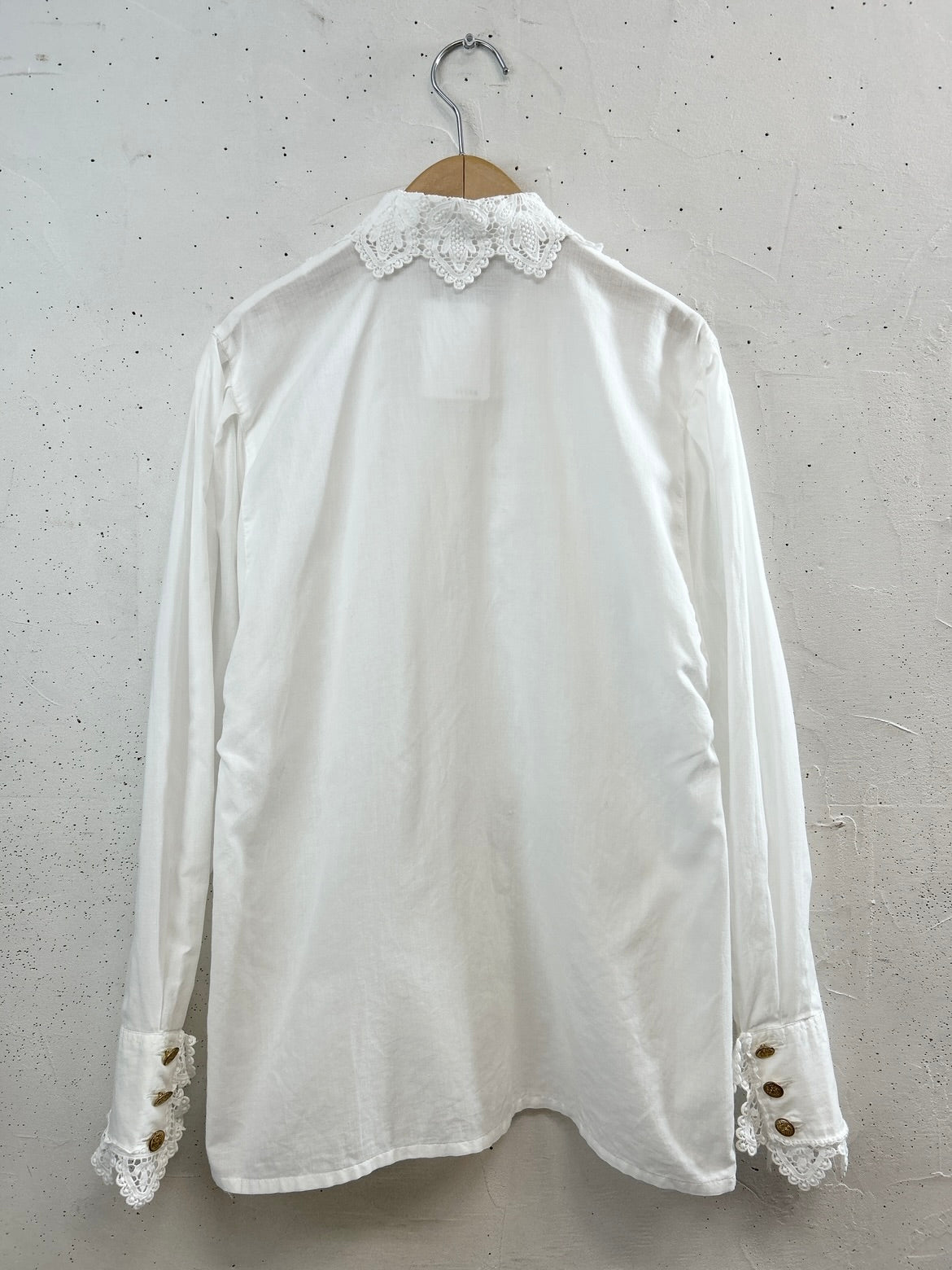 Vintage White Blouse [D32121]