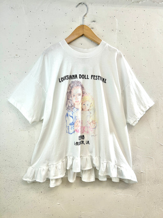 Vintage T Shirt 〜Funny dot CRAZY〜 [E32365]