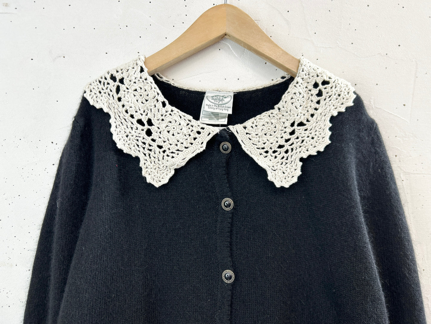 Vintage Knit Cardigan 〜Laura Ashley〜 [B31521]