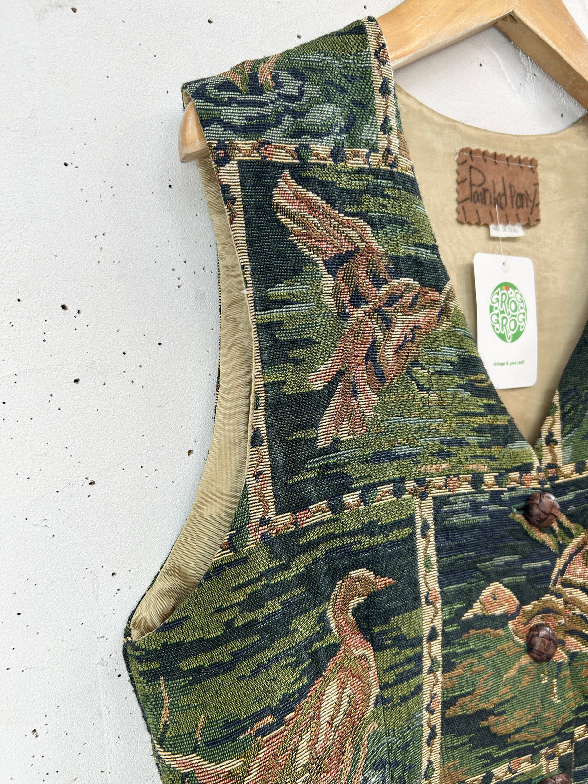 Vintage Gobelin Vest 〜Painted Pony〜 [J34116]