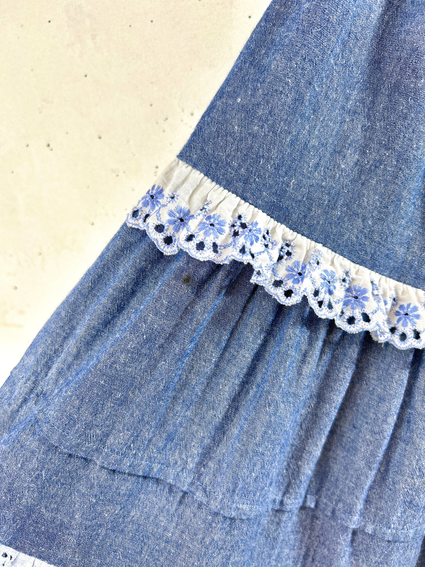 Vintage Chambray Skirt [I30242]