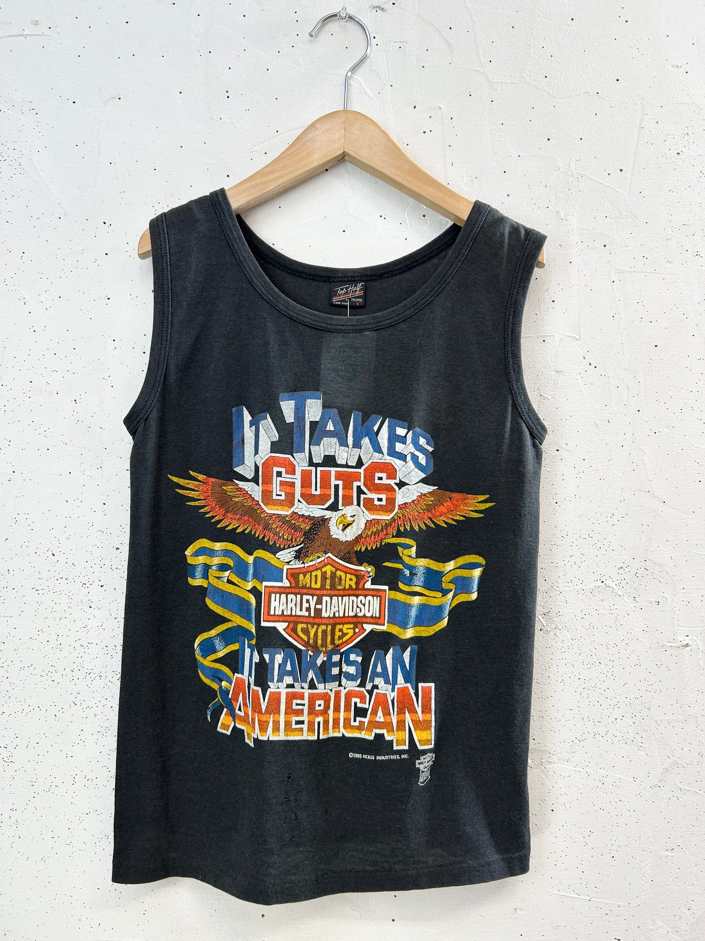 '80s Vintage T-Shirt 〜Harley Davidson〜 [H33417]