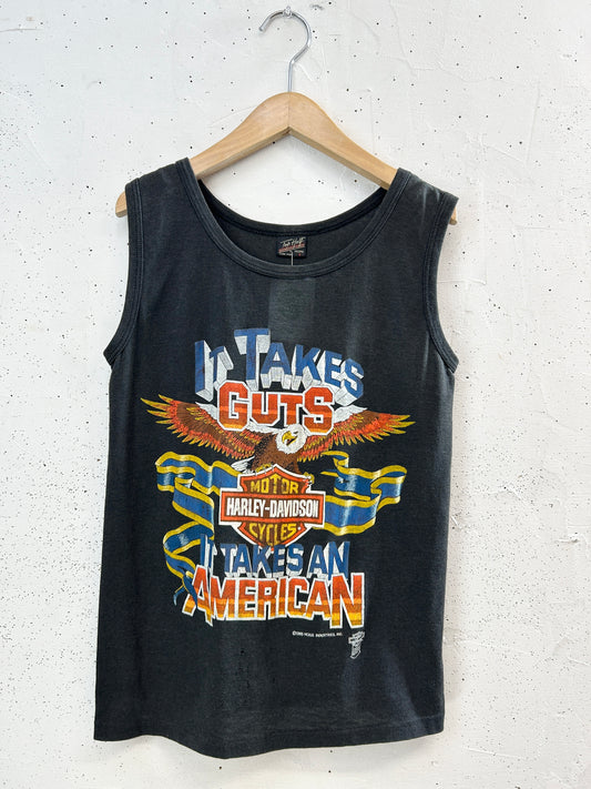 '80s Vintage T-Shirt 〜Harley Davidson〜 [H33417]