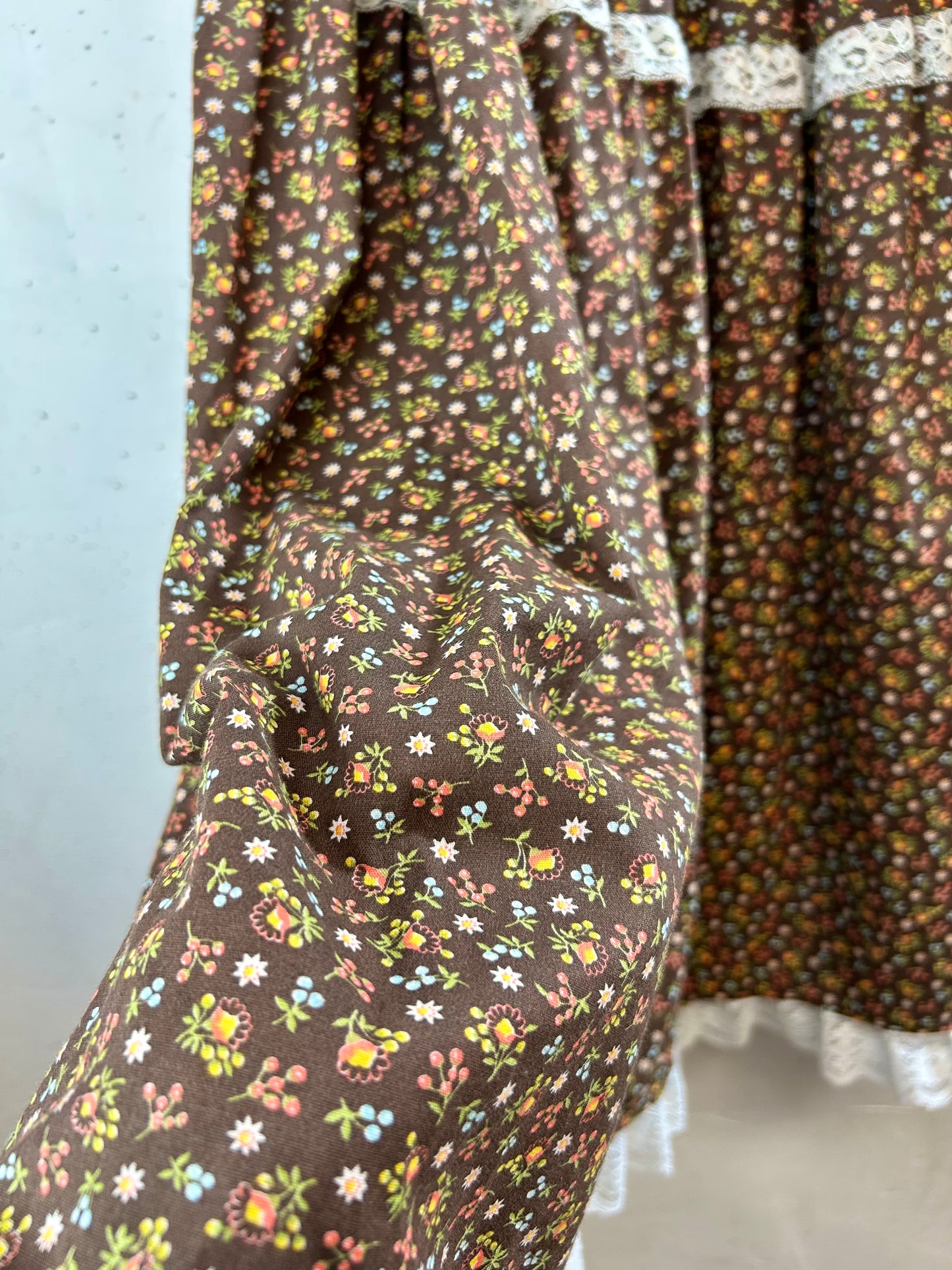 '70s Vintage Tiered Skirt [F30557]