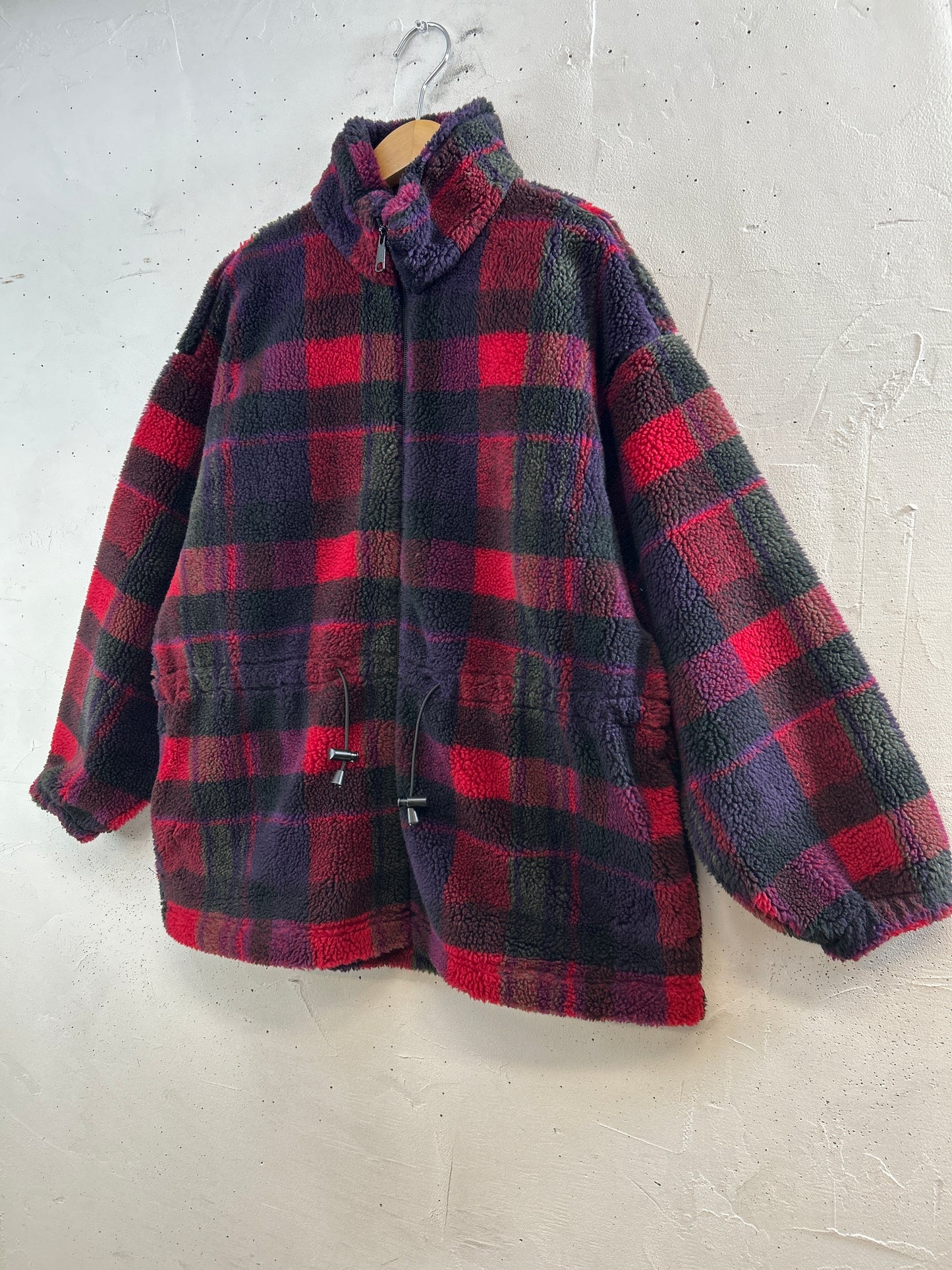 Vintage Boa Jacket 〜Coldwater Creek〜 MADE IN Canada [K30797]
