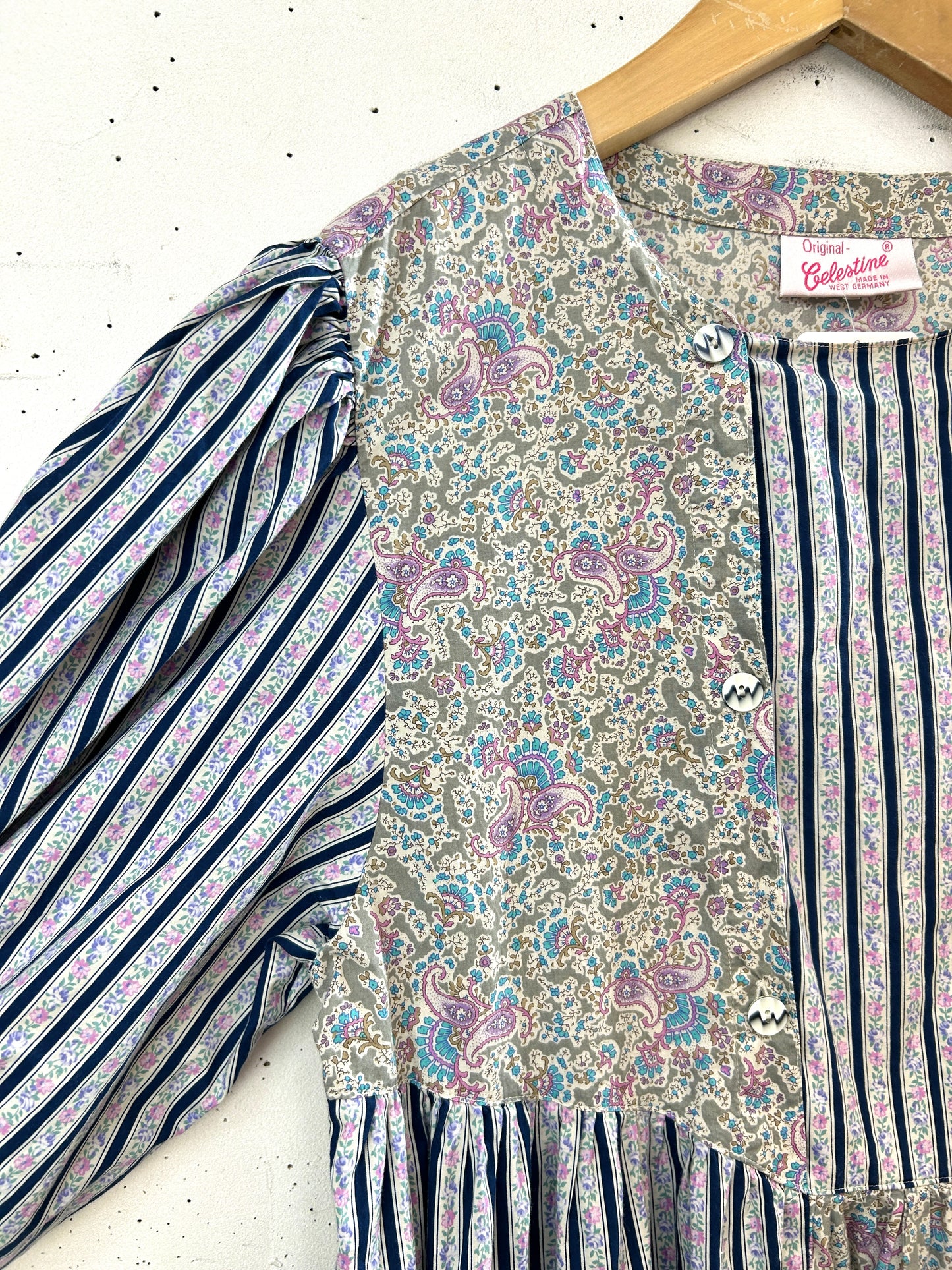 Vintage  Dress MADE IN WEST GERMANY [H33538]
