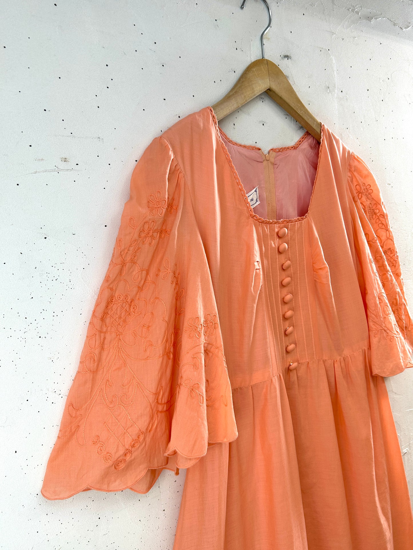 '70s Vintage Dress Mont Paris [F32684]