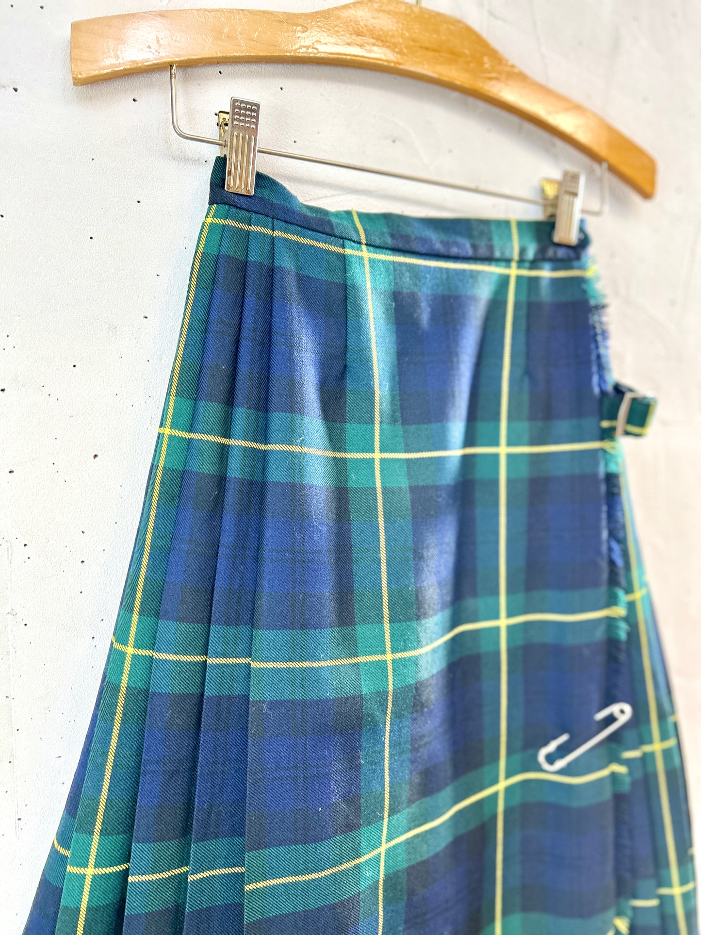Vintage Plaid Skirt [K30767]