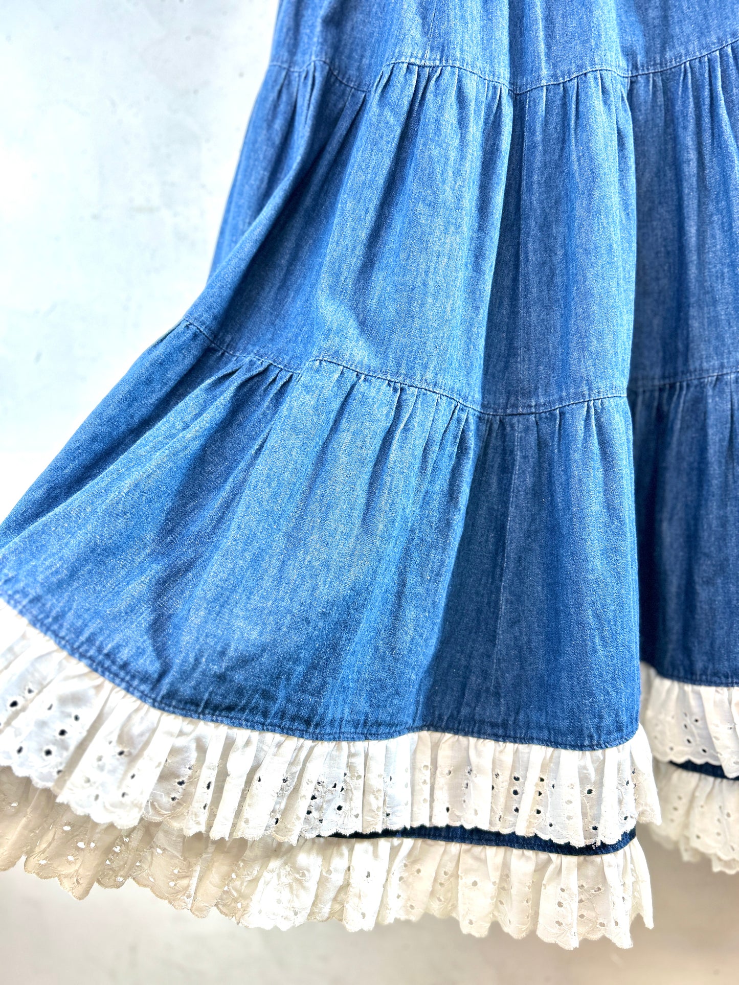 Vintage Denim Skirt [H30956]