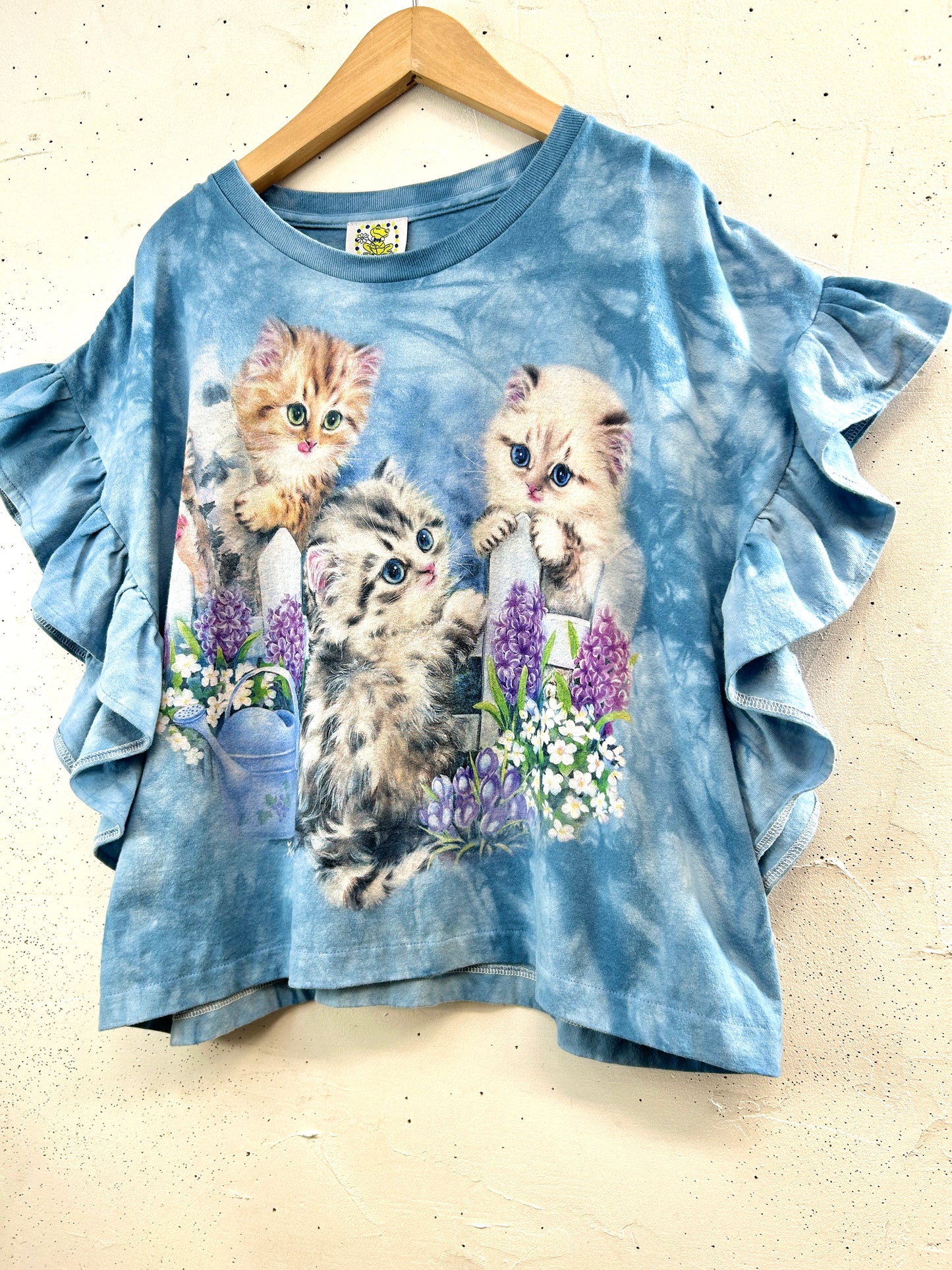 Vintage T Shirt 〜Funny dot CRAZY〜 [E32532]