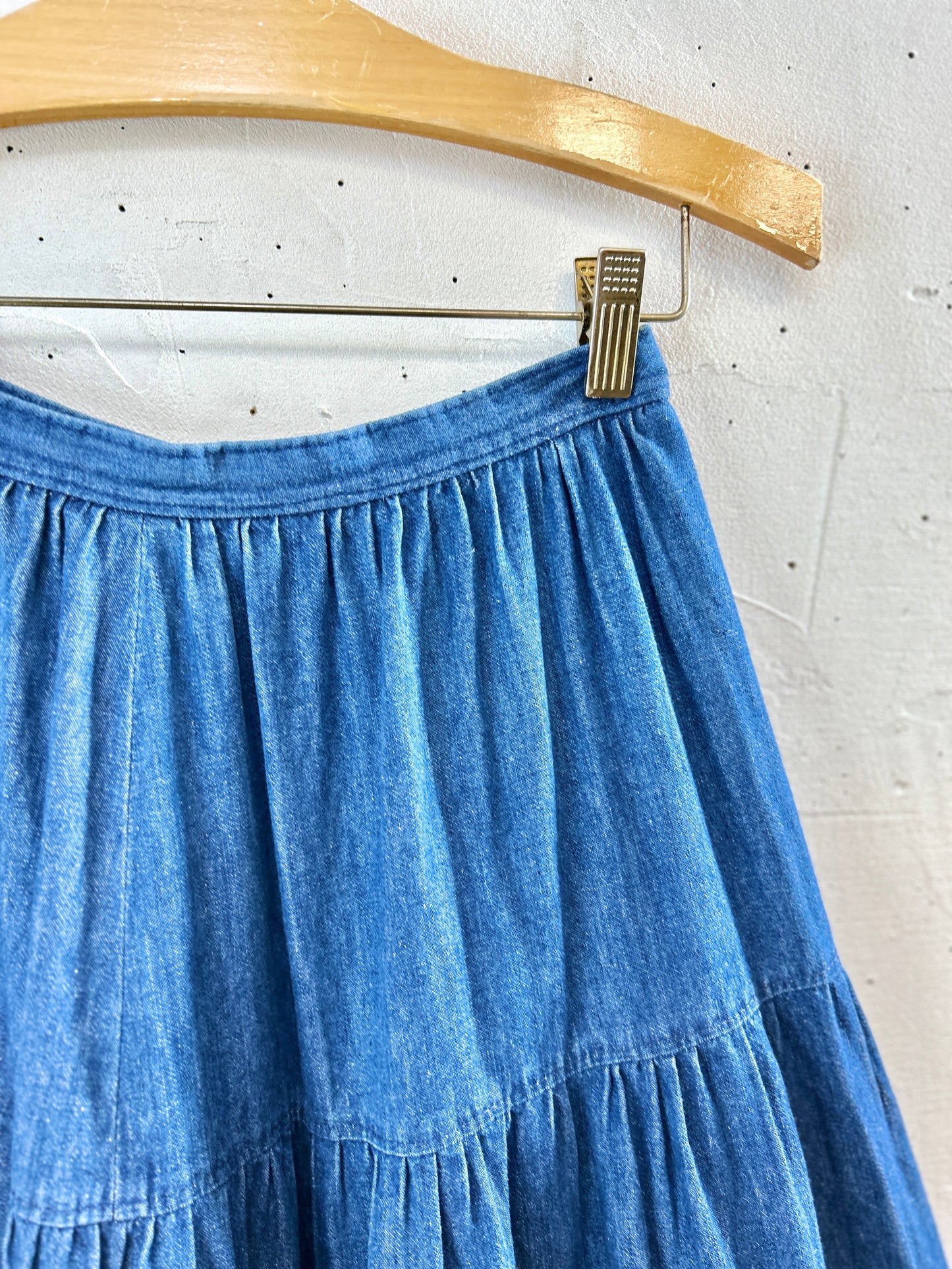 Vintage Denim Skirt [H30956]