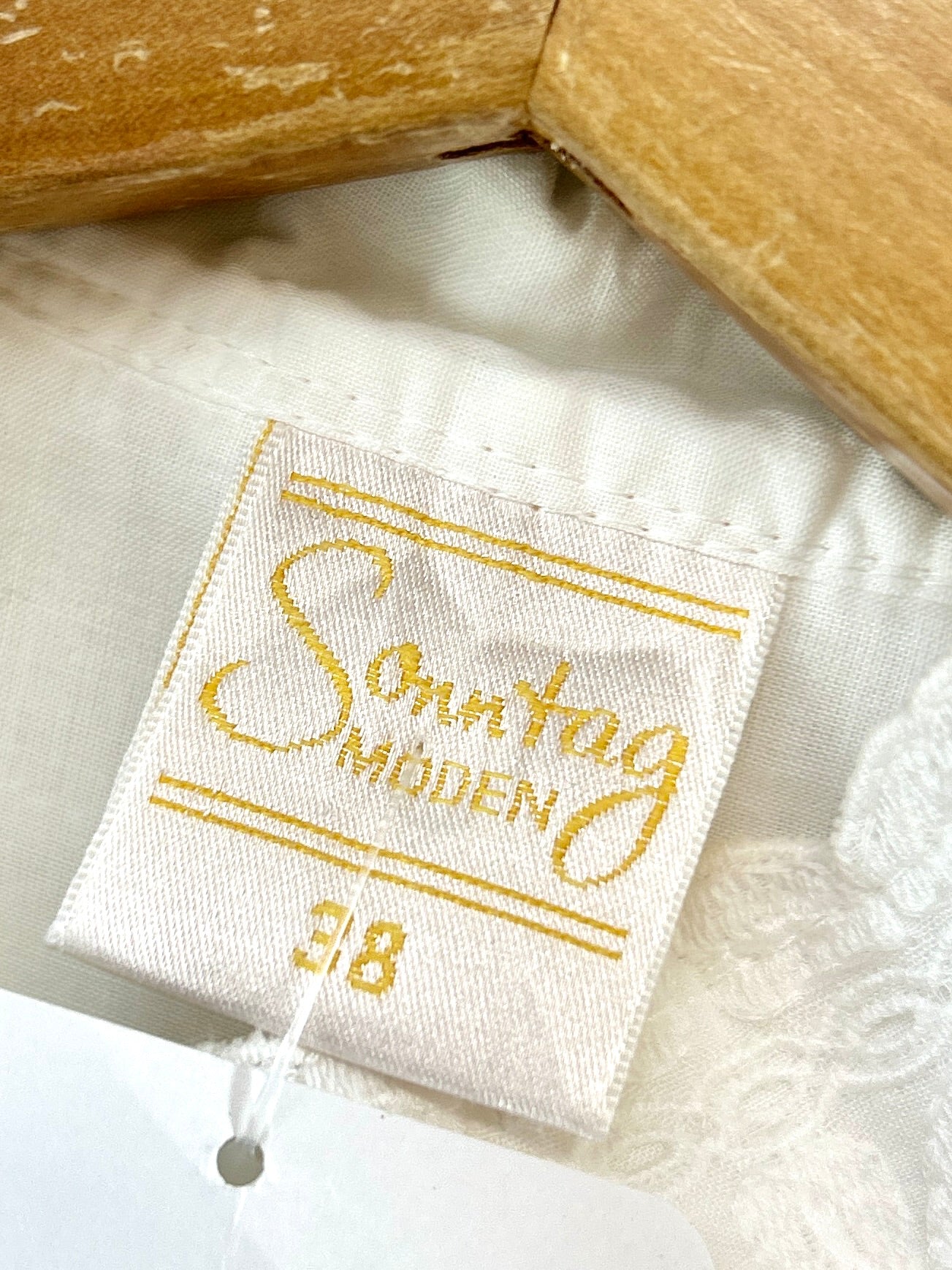 Vintage White Blouse [J30657］