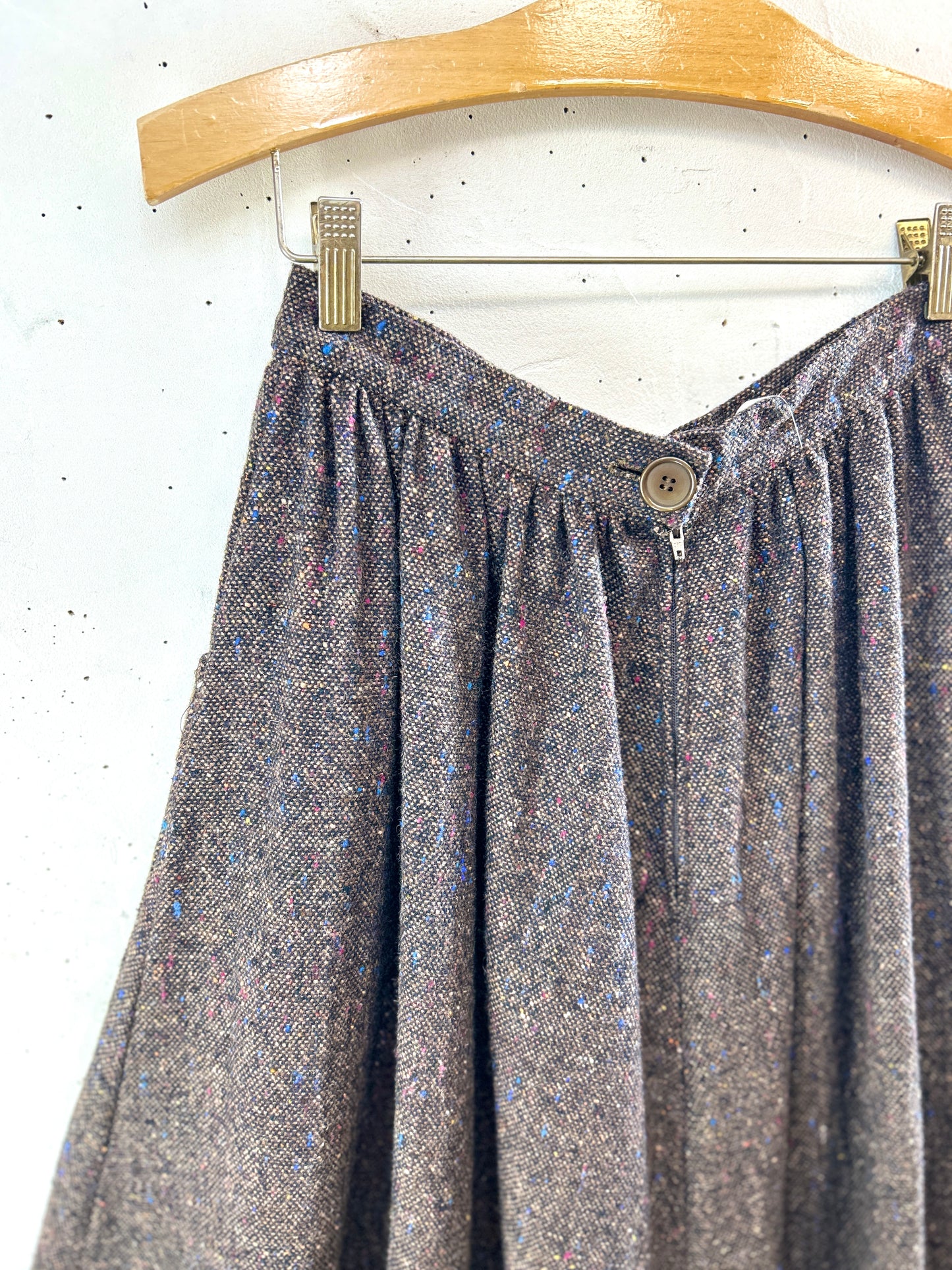 Vintage Tweed Skirt  [K30917]