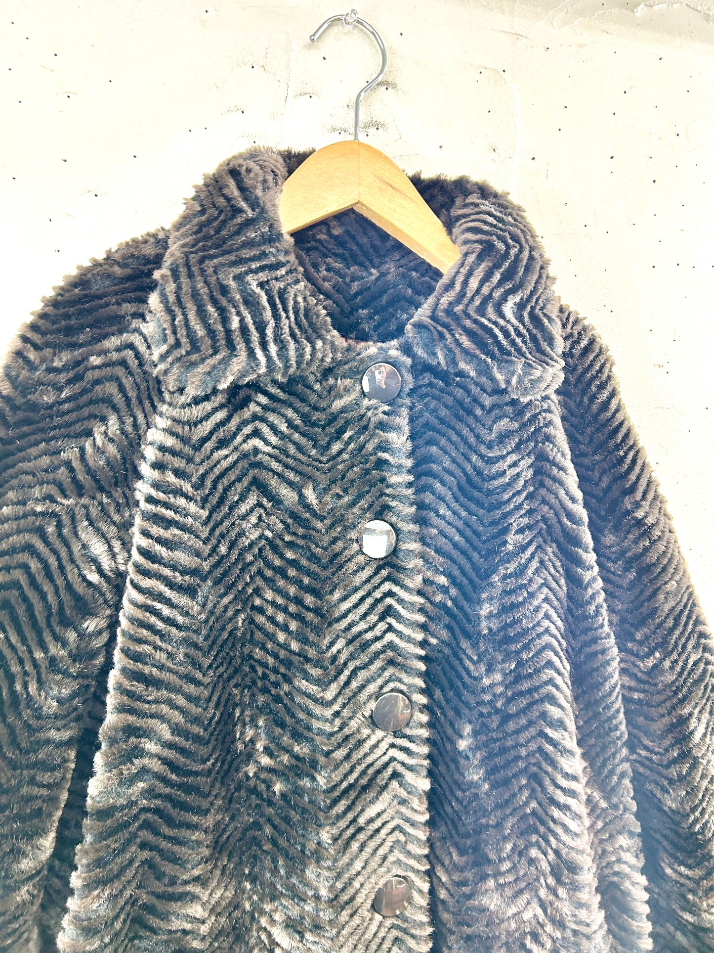 Vintage Eco Fur Jacket [L31166]