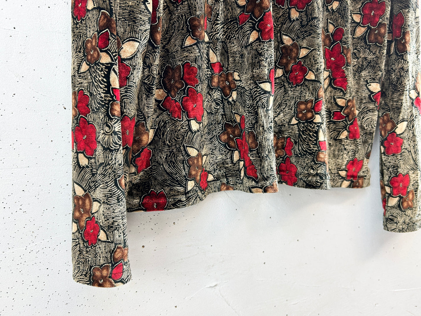 Vintage Velour Tops [J30502]