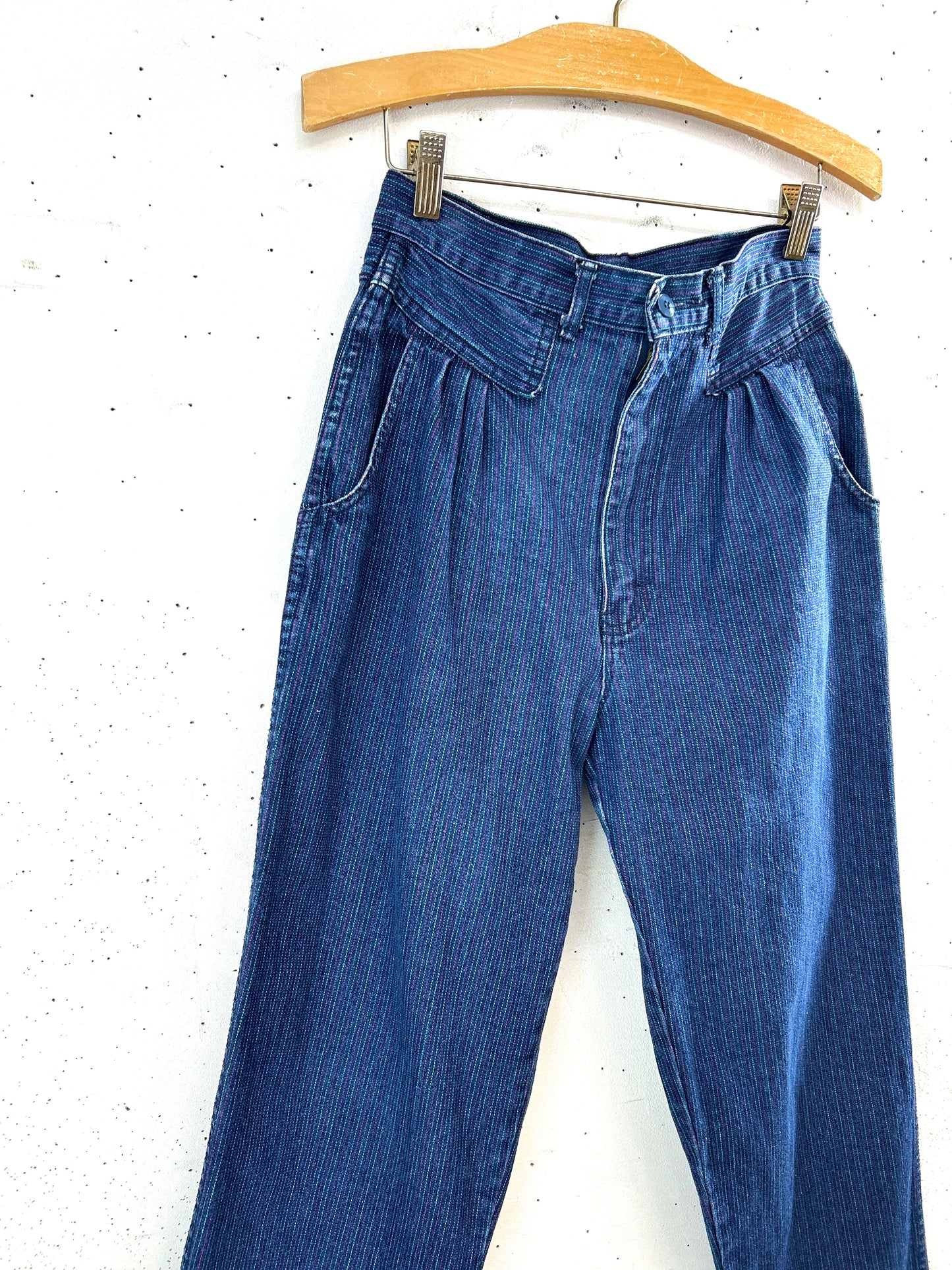 Vintage Denim Stripe Pants  [A31401]