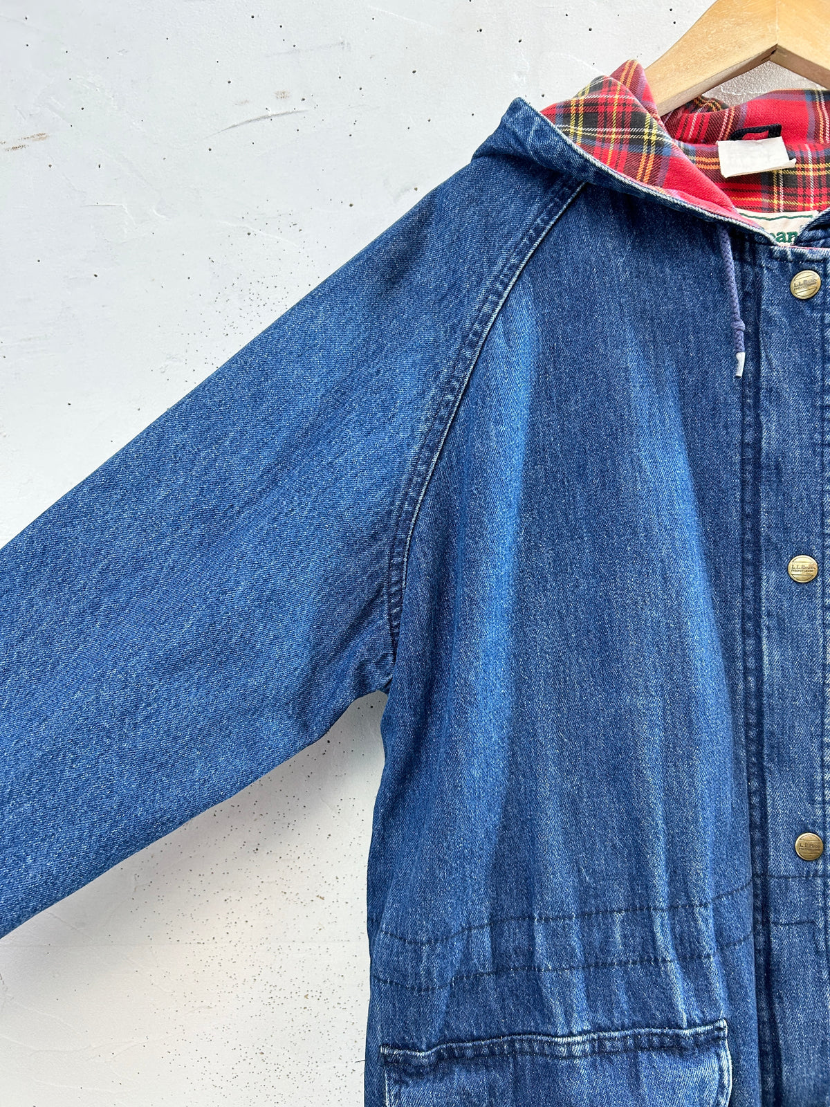 Vintage Denim Jacket 〜L.L.BEAN〜 [J34239]