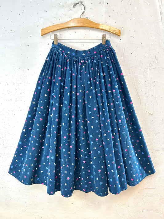 Vintage Corduroy Skirt [K30890]