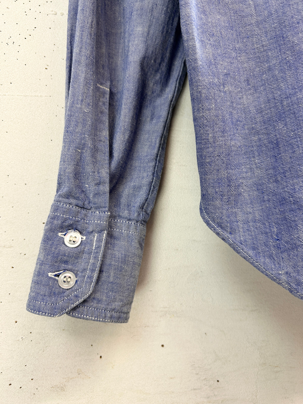 '70sVintage Chambray Shirt[I33801]