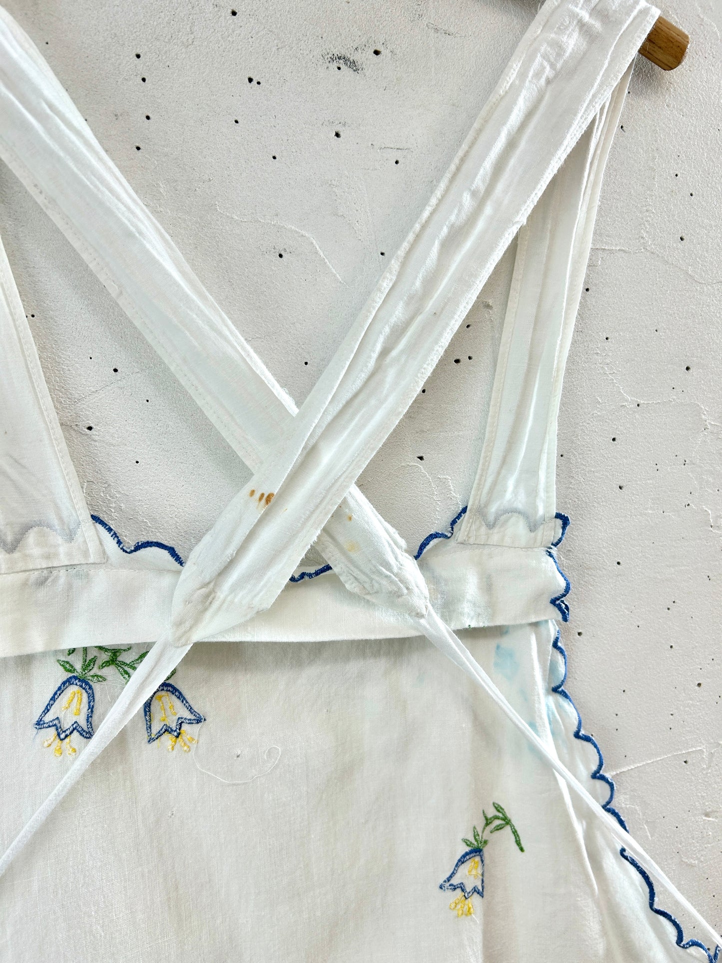 Vintage Embroidery Apron [F32683]