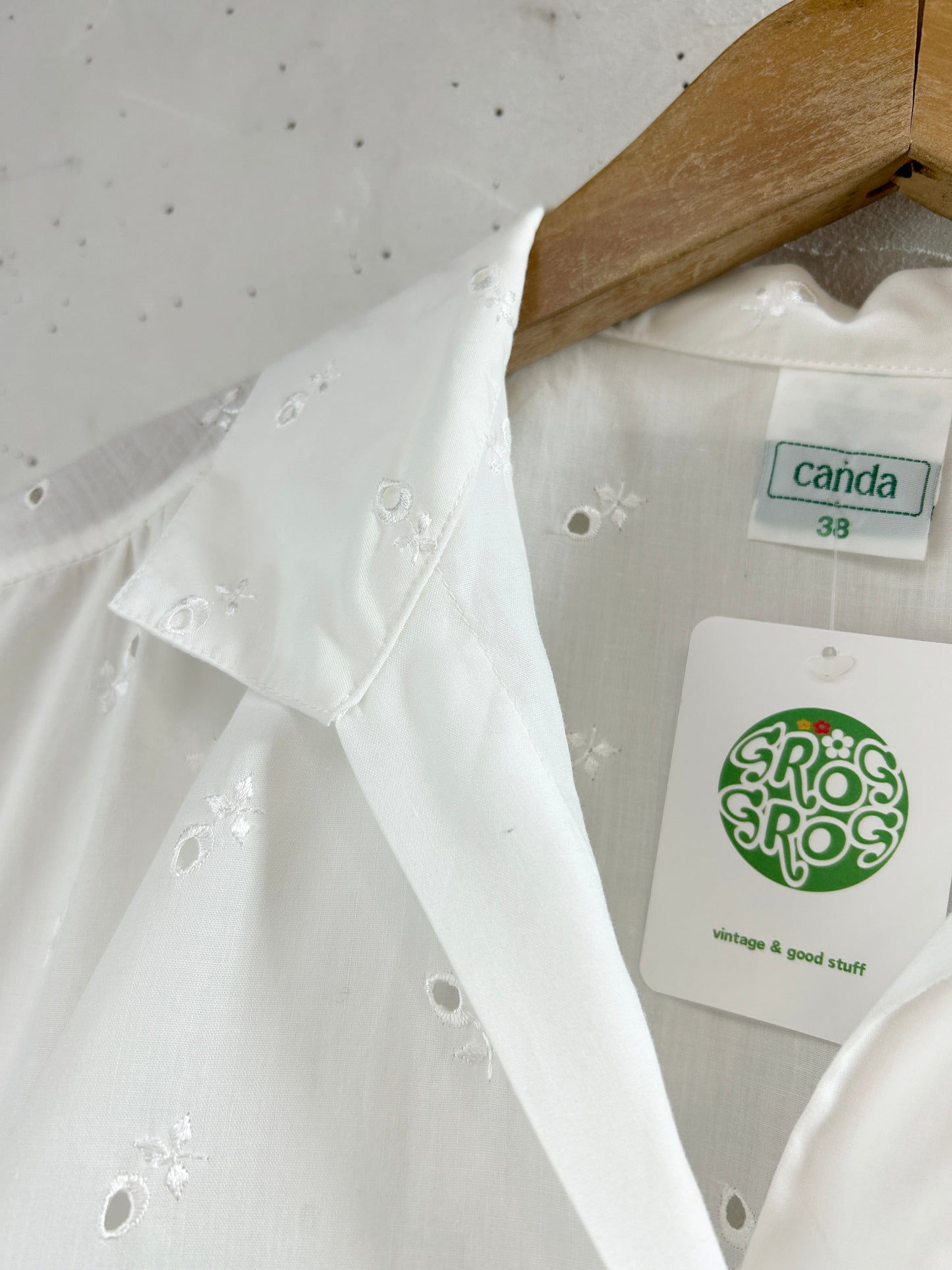 Vintage White Blouse [H33318]