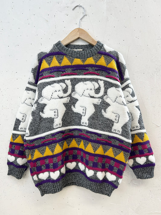 Vintage Knit Sweater 〜ROSE〜 [J30376]