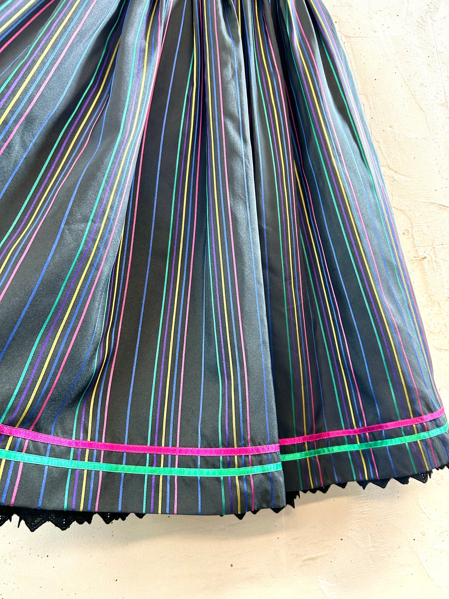 Vintage Stripe Skirt [K30874]
