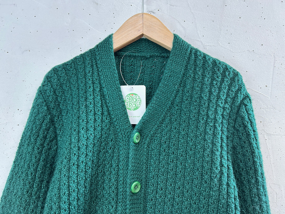 Vintage Hand Knit Cardigan [J34108]