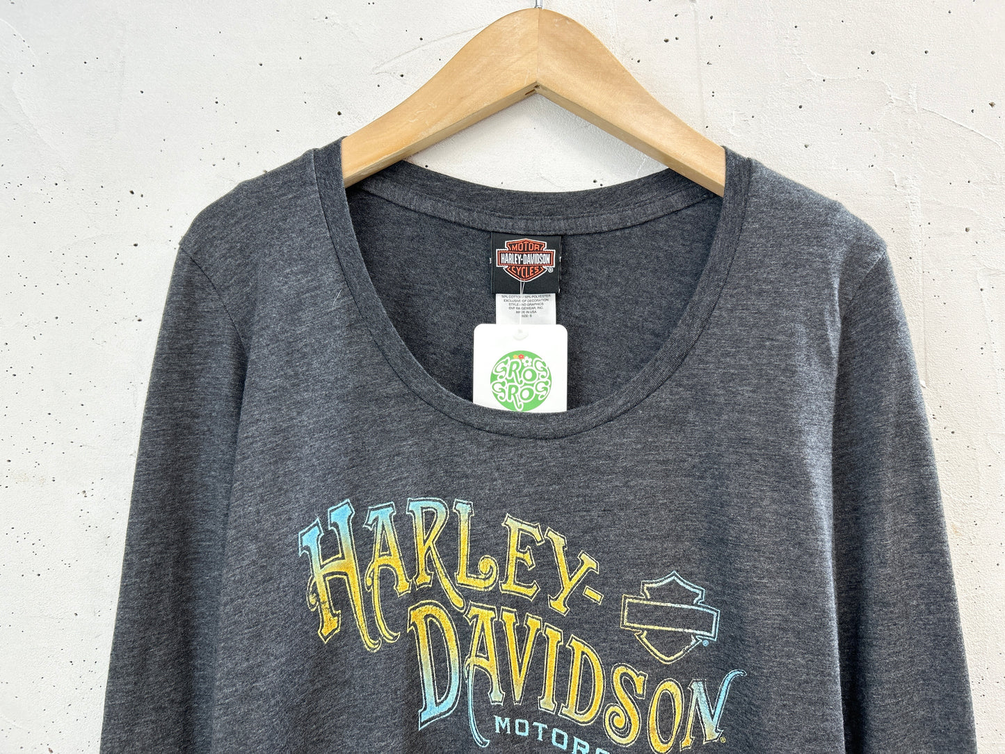 Vintage Long Sleeve Shirt 〜Harley Davidson〜 [E32445]