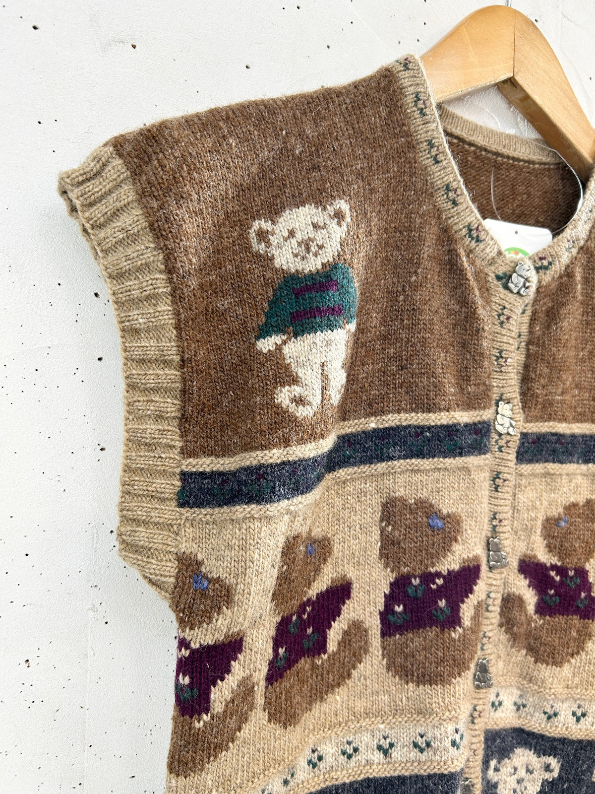Vintage Knit Vest [J34331]