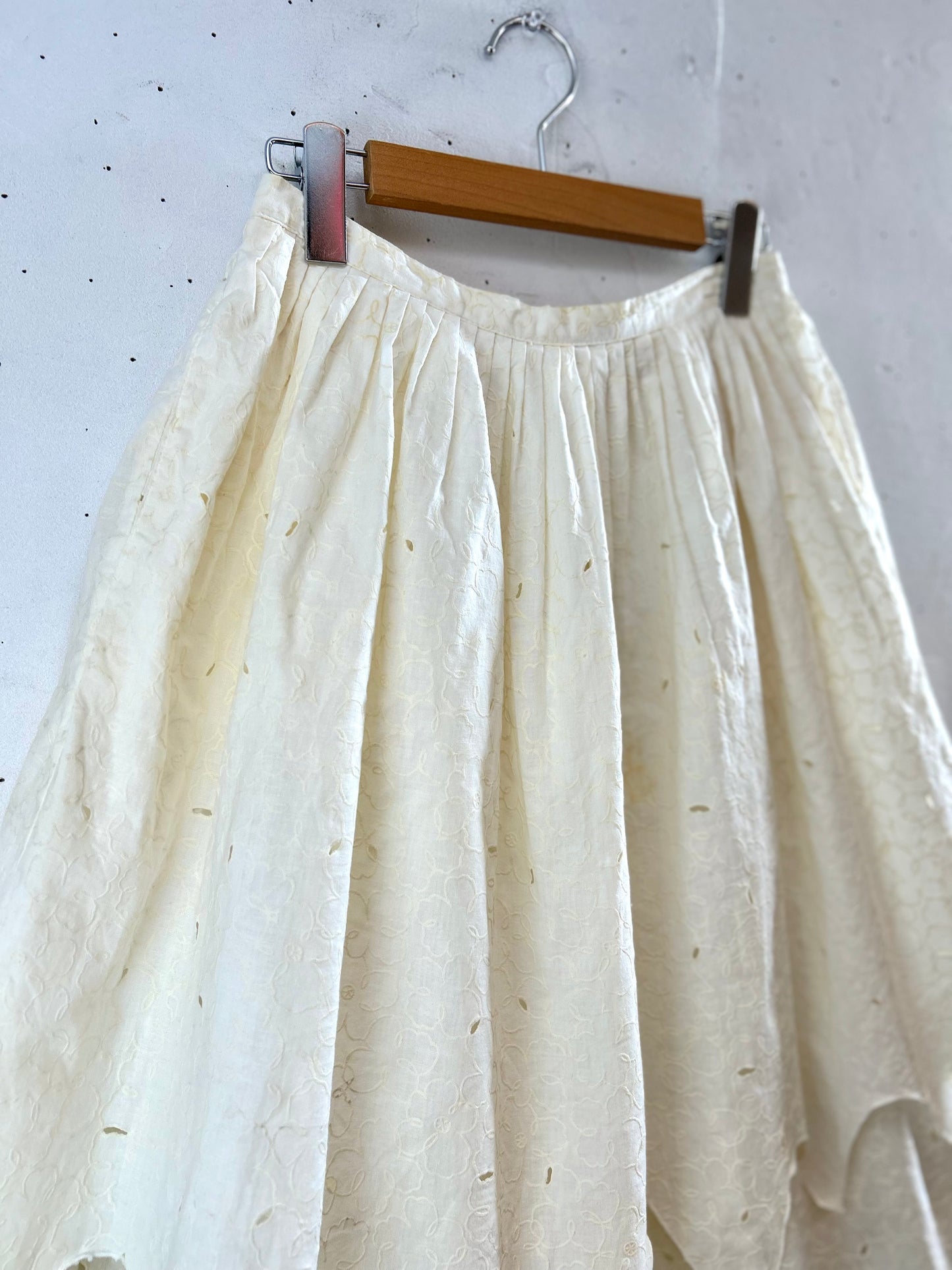 Vintage Tiered Skirt made in italy  [G30641]