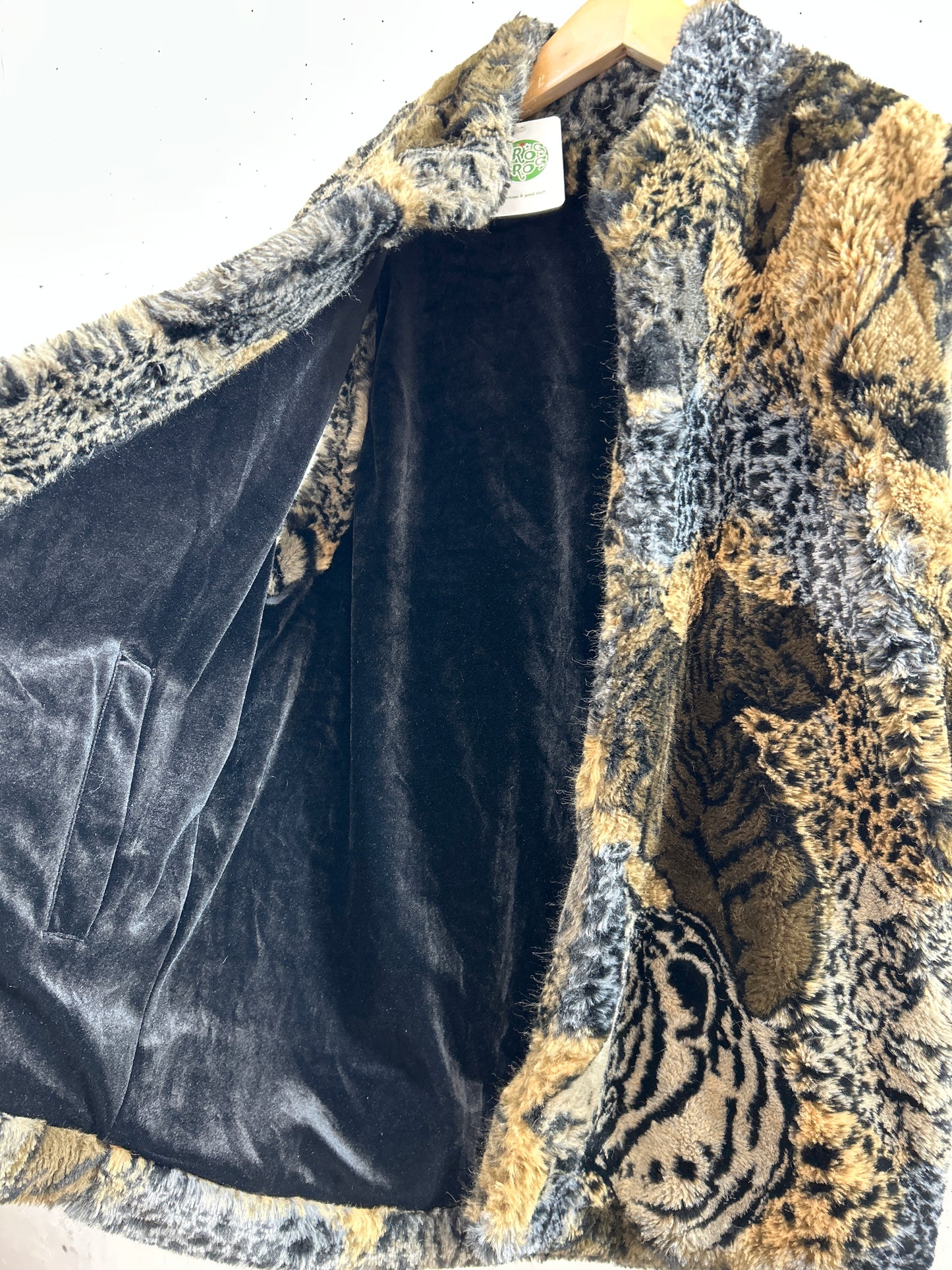 Vintage Eco Fur Vest [L31077]