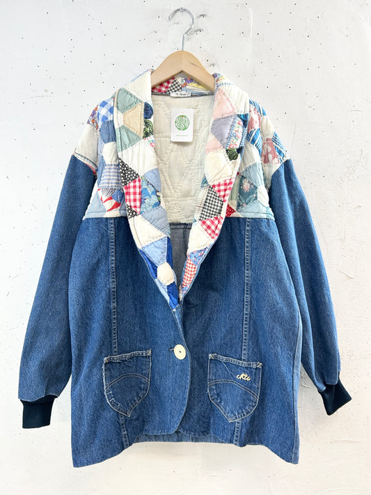 Vintage Denim×Quilt Jacket [K30788]