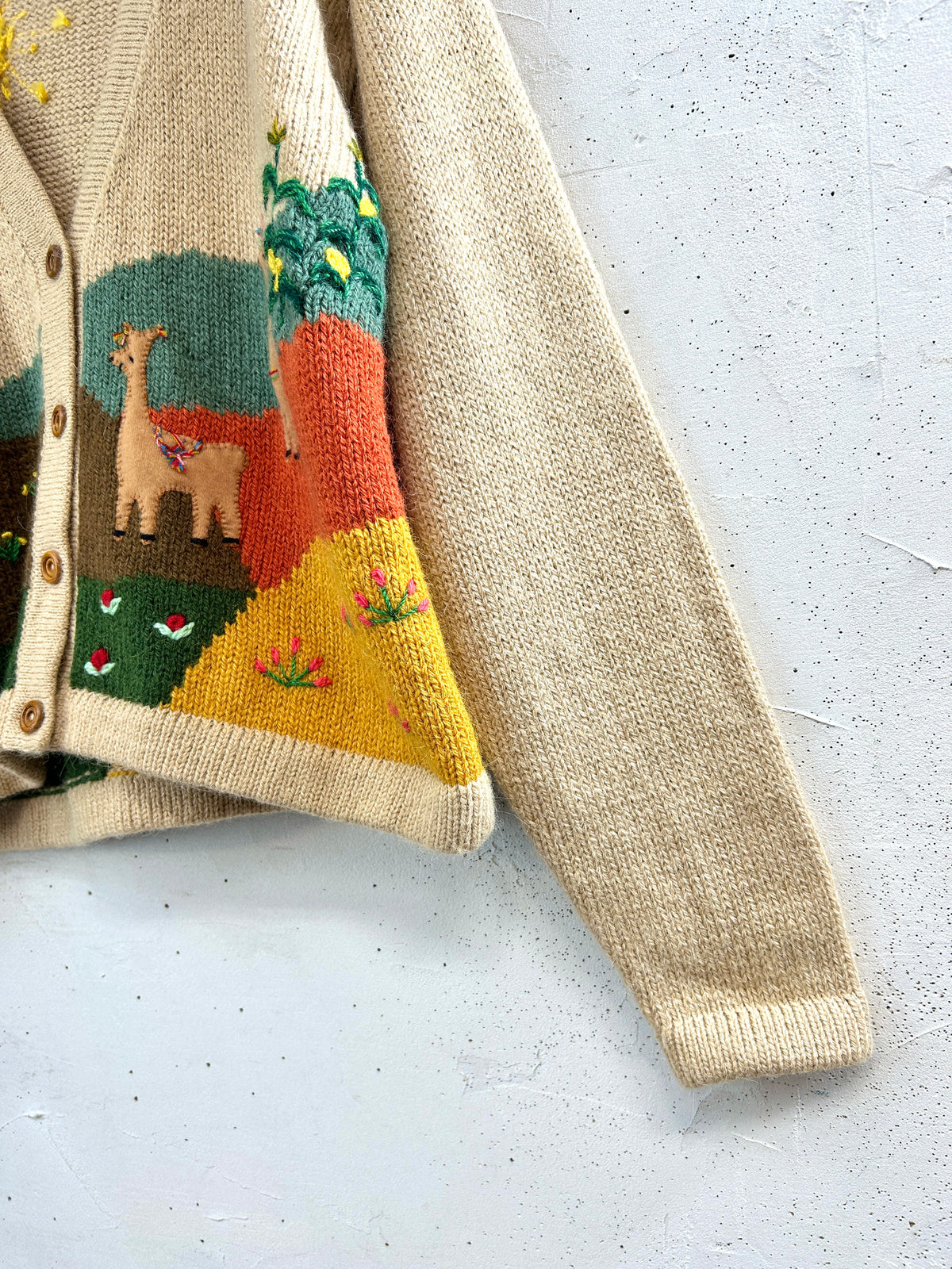 Vintage Knit Cardigan 〜MADE IN PERU〜 [I33919]