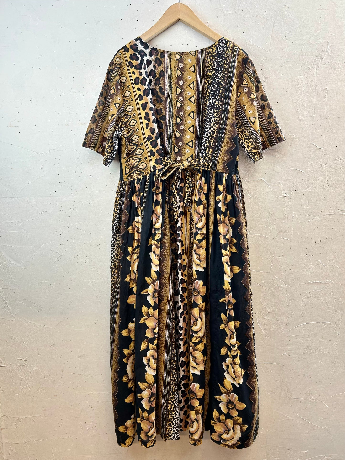 Vintage Indian Cotton Dress 〜LA CERA〜[G30759]